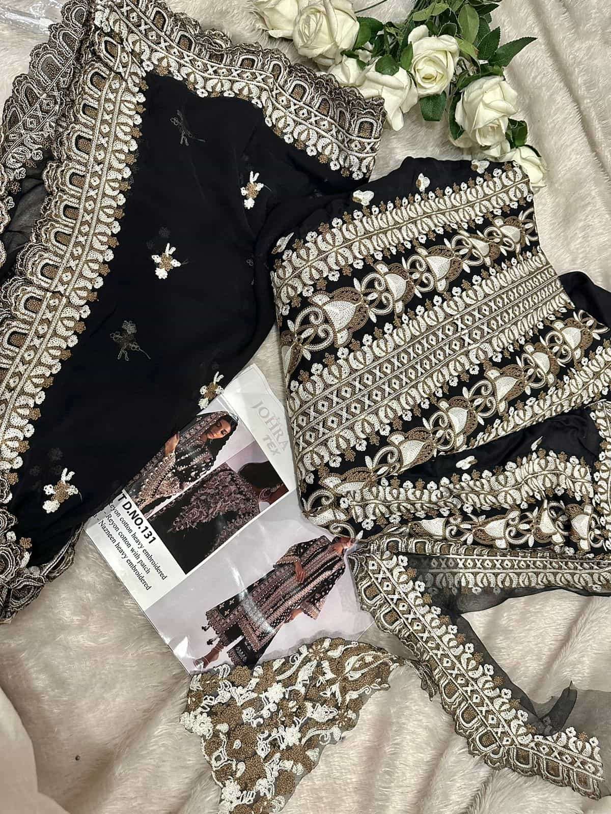 Johra Tex 131 Colors Exclusive Heavy Designer Style Pakistani Salwar Suit Wholesalers view 4