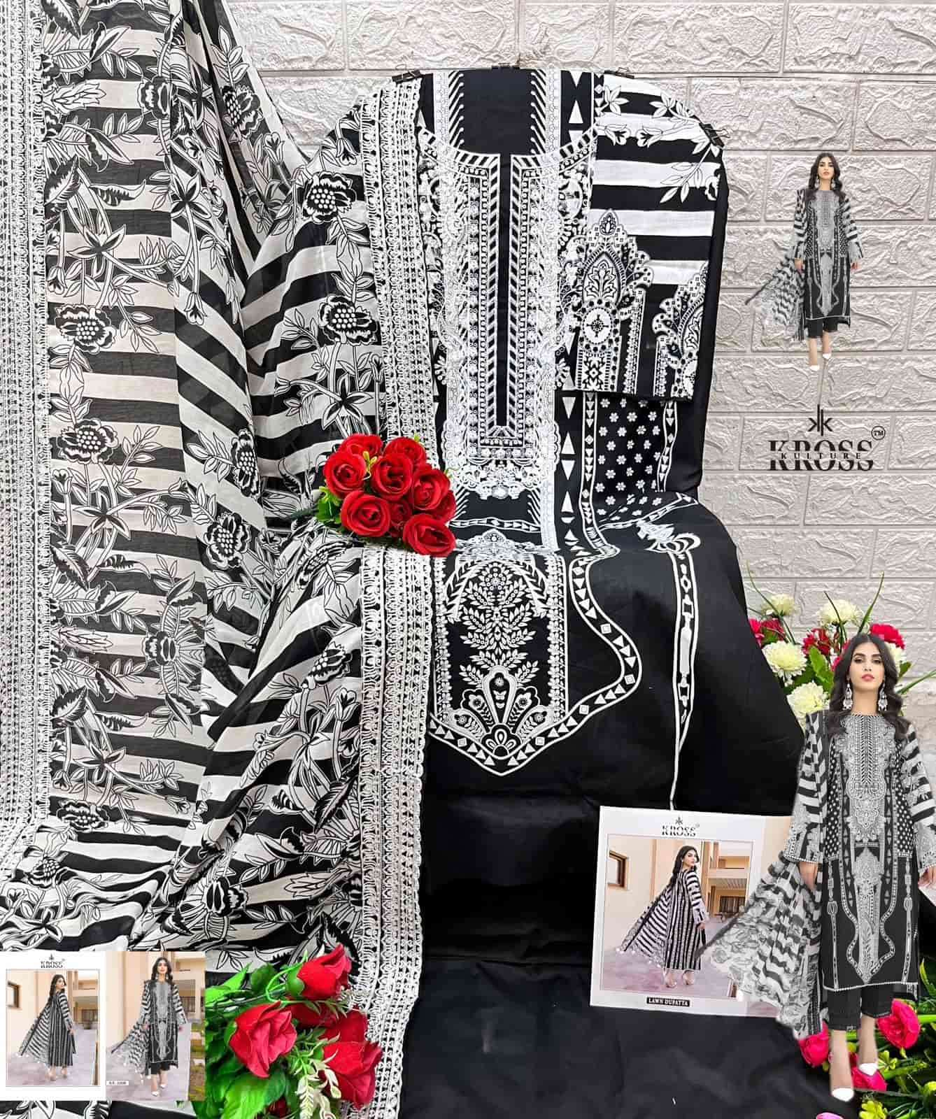 Kross Kulture KK 2008 Pakistani Embroidered Cotton Dress Selection view 3
