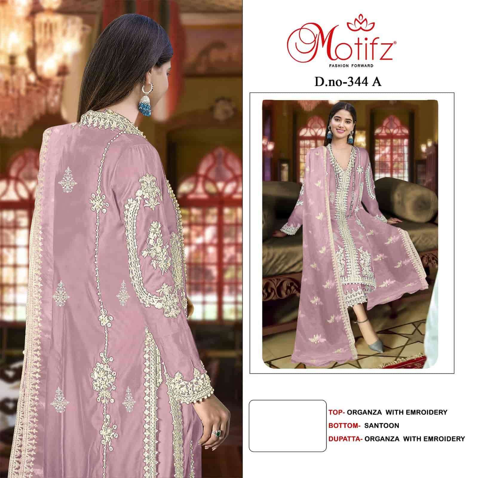Motifz 344 Colors Festive Wear Style Designer Latest Pakistani Suit view 5