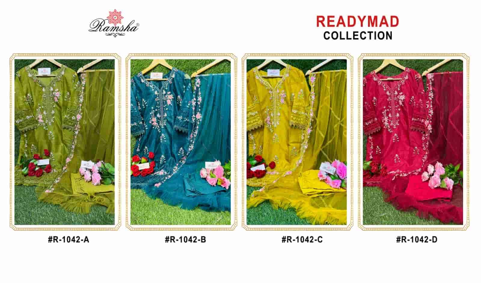 Ramsha R 1042 Nx Pakistani Designer Readymade Suit Collection view 5