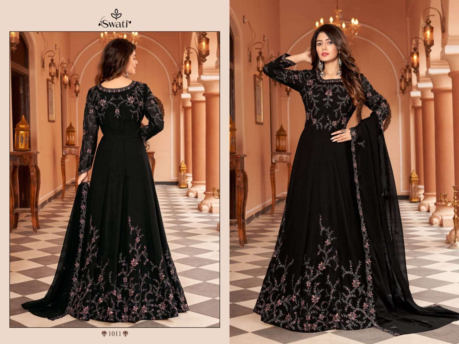 Swagat Swati 1009 To 1012 Designer Partywear Dress Latest New Collection view 5