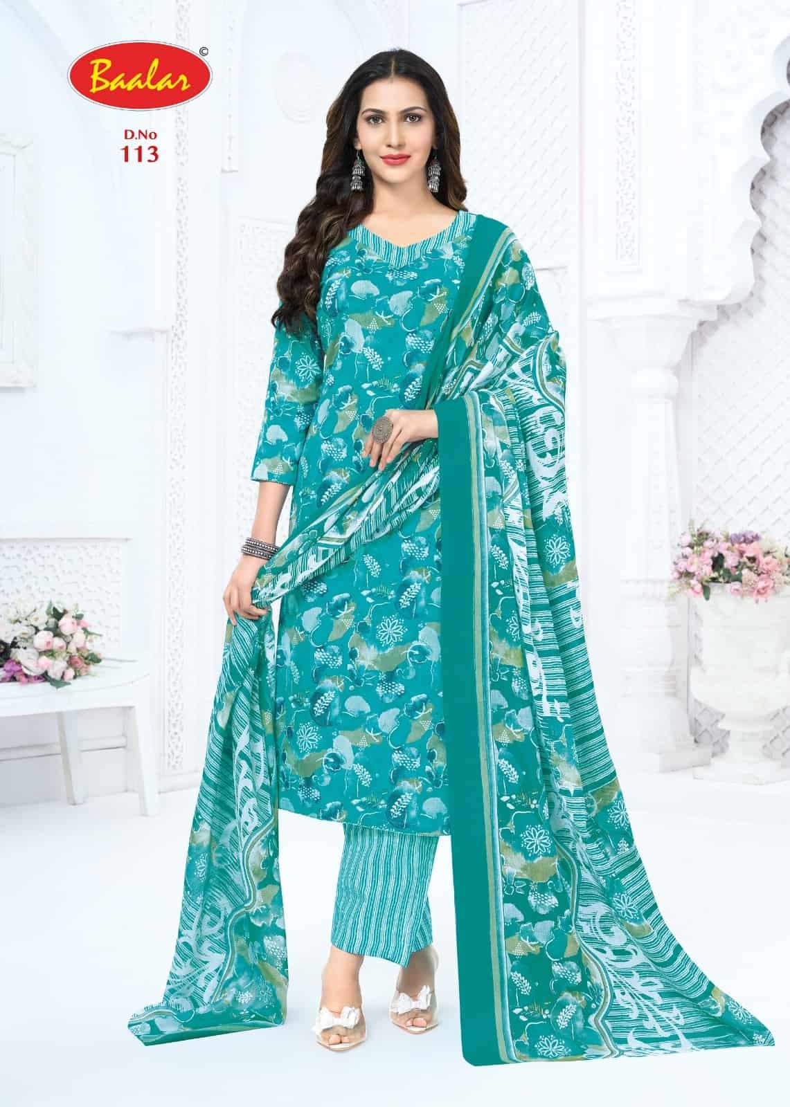 Baalar Zeenat Vol 1 Premium Wear Cotton Dress Catalog view 7