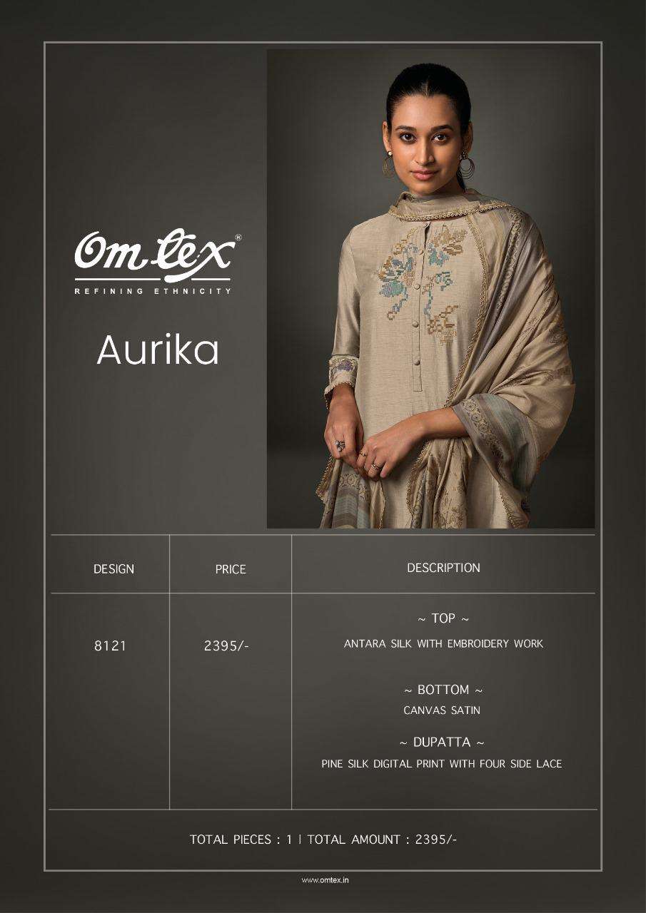Omtex Aurika Exclusive Fancy Silk Ladies Suit Latest Collection view 4