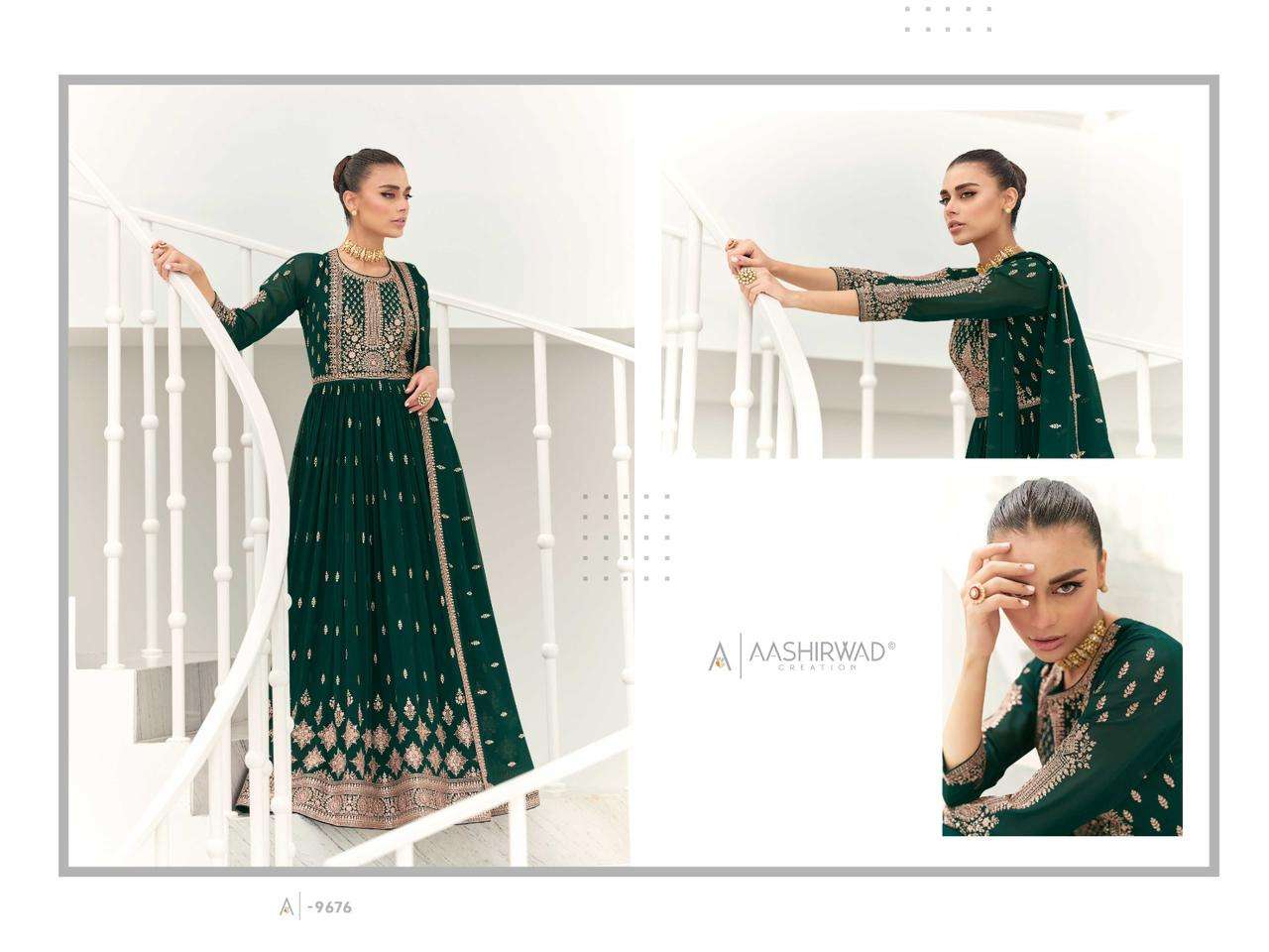 Aashirwad Gulkand taara Exclusive Ready to Wear Anarkali Suit Collection view 5