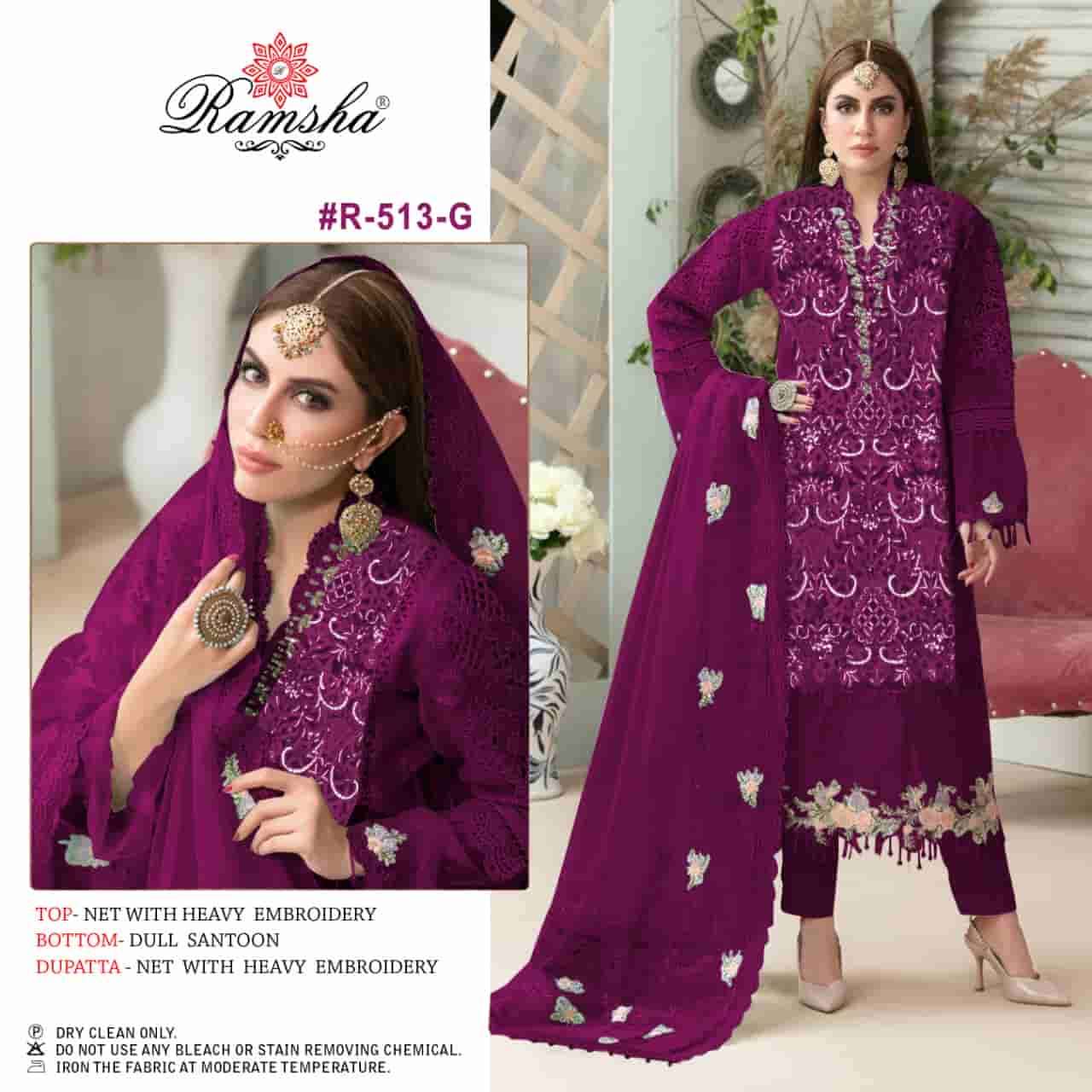 Ramsha R 513 Dark Nx Pakistani New Designer Style Festive Collection view 2