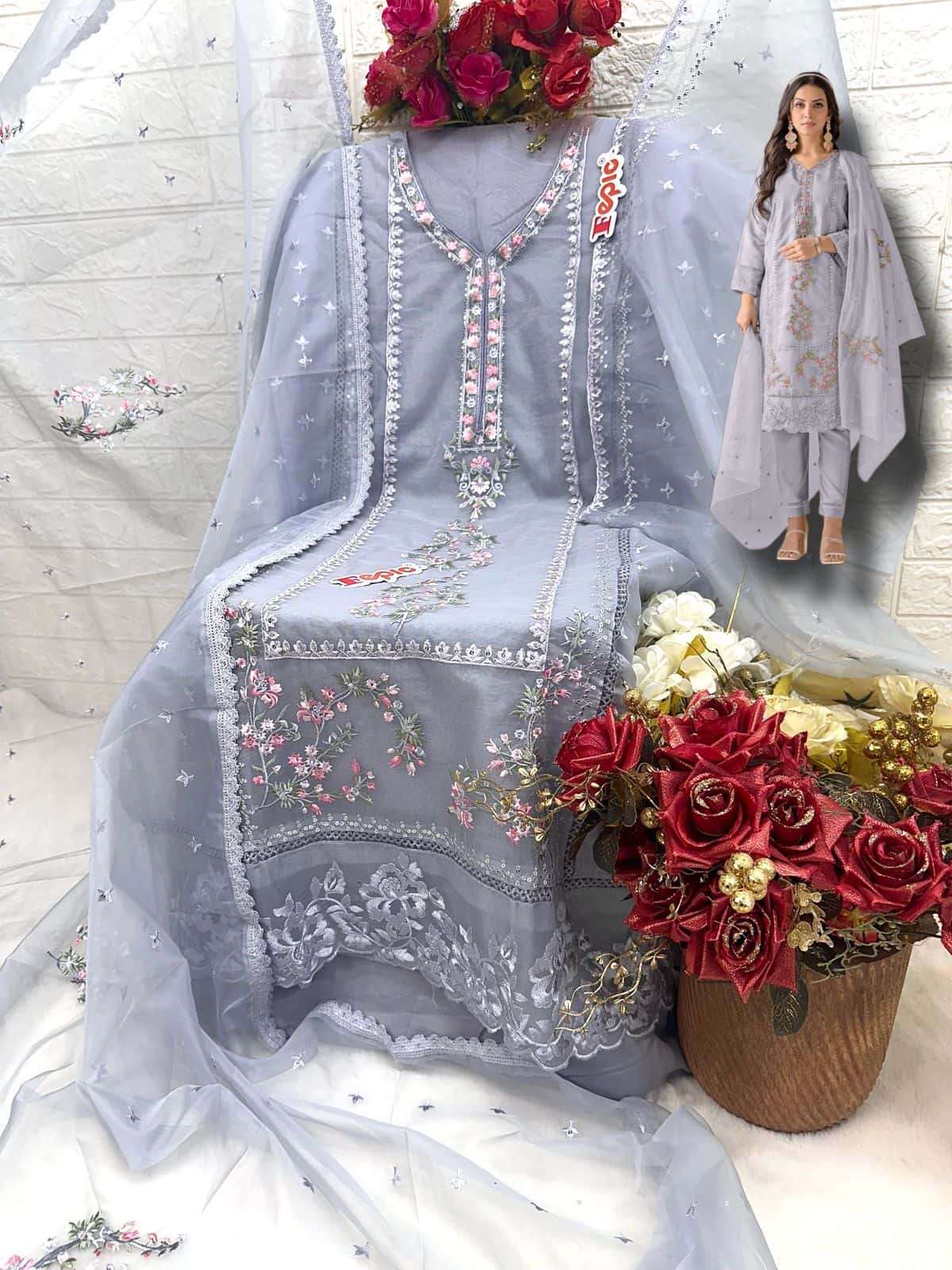 Fepic Rosemeen Organza Designer Salwar Suit view 5