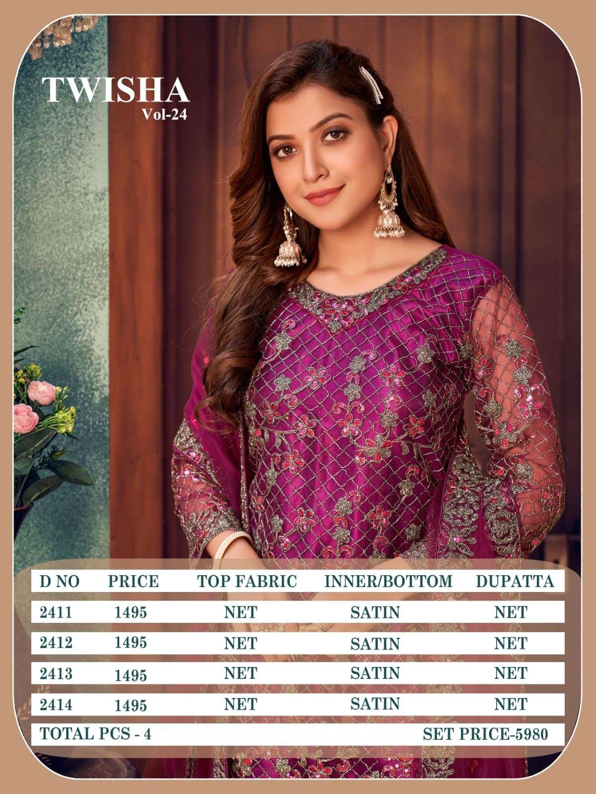 Aanaya Twisha Vol 24 Party Wear Designer Suit view 6