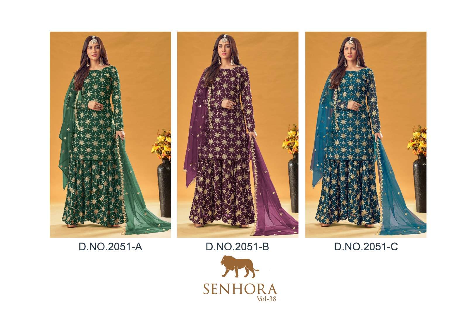 Senhora Vol 38 Colors Designer Readymade Salwar Suit Catalog Wholasaler view 6