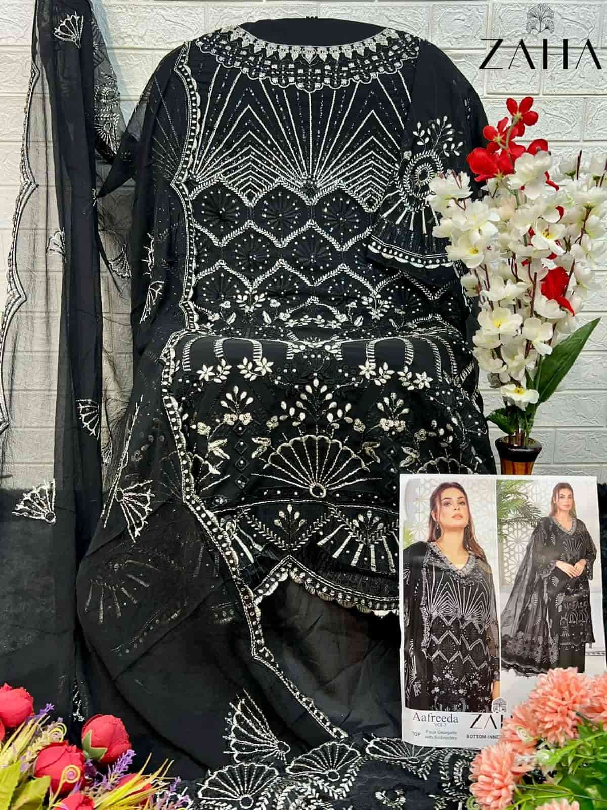 Zaha Aafreeda Vol-2 Designer Salwar Kameez view 2