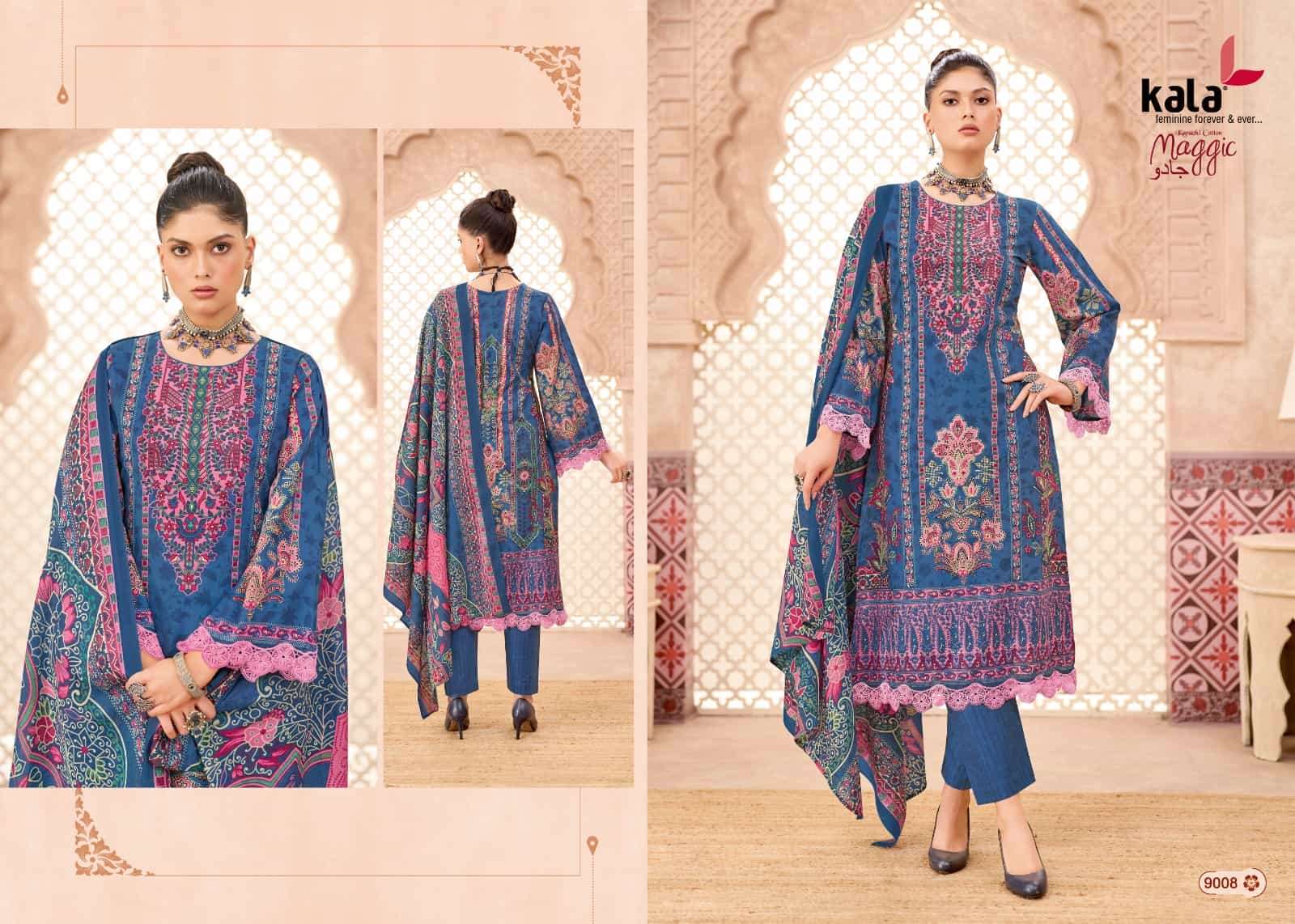 Kala Maggic Vol 24 Pure Cotton Unstitch Suit view 3