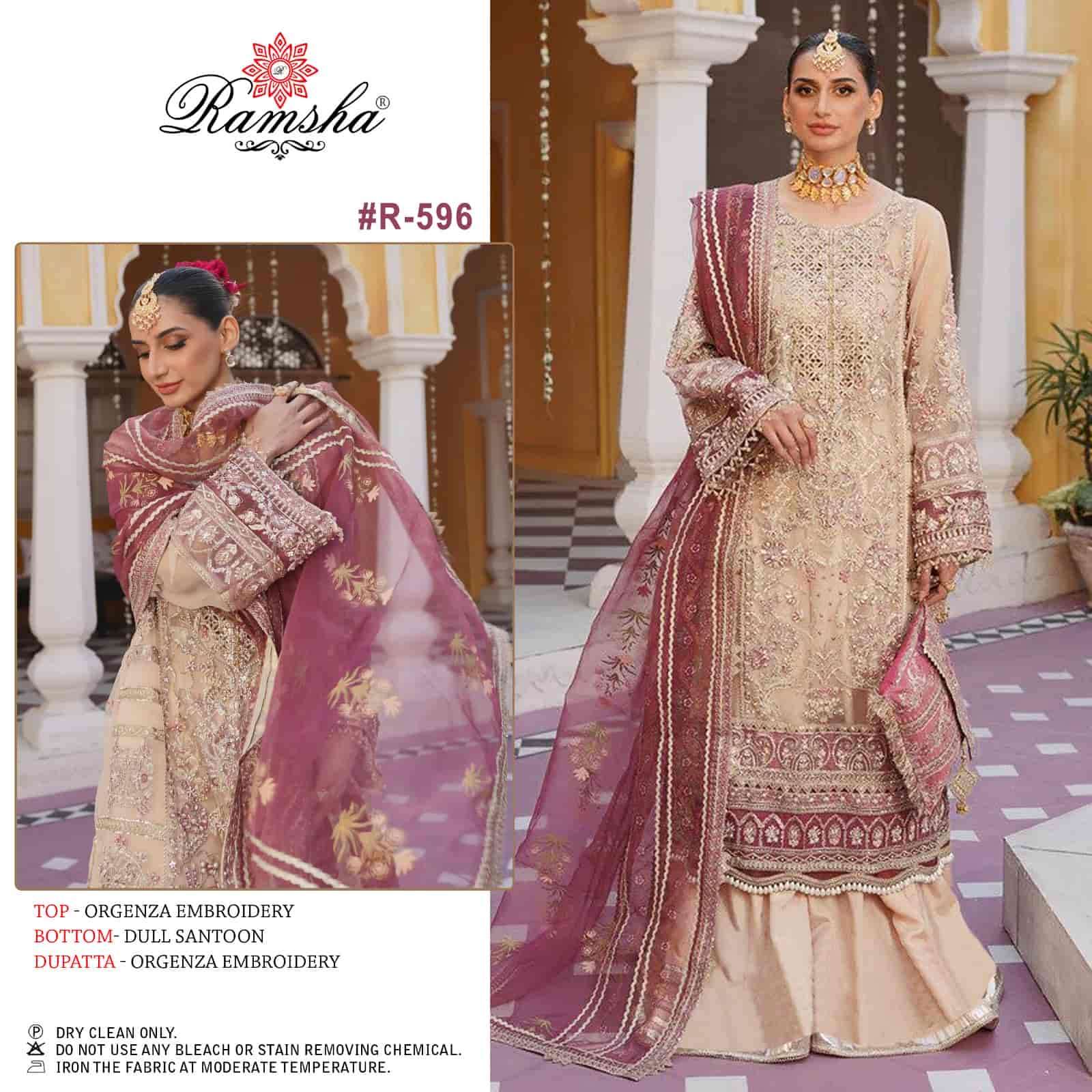 Ramsha R-596 Heavy Wedding Pakistani Suit view 2