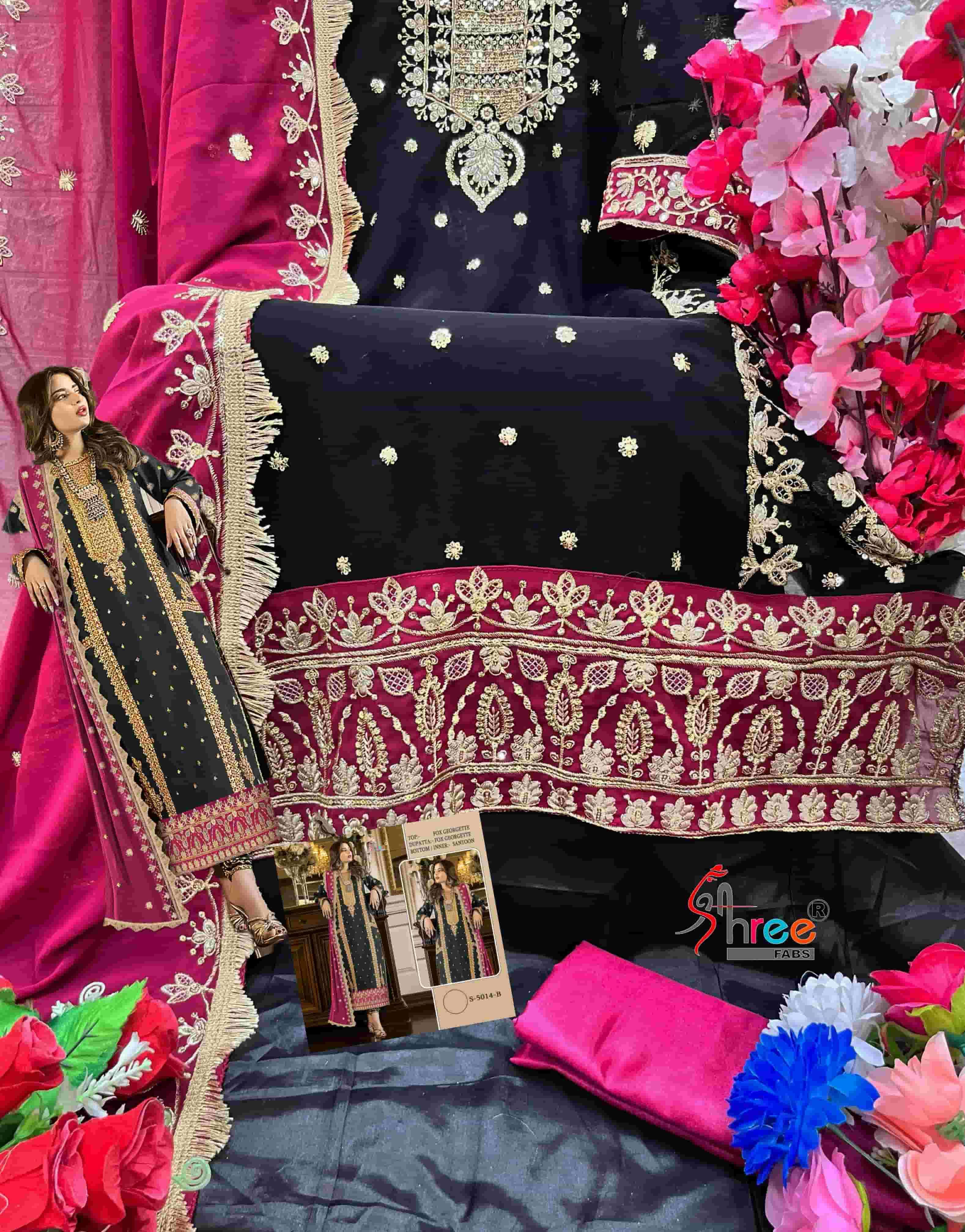 Heavy Designer Pakistani Embroidered Salwar Suit