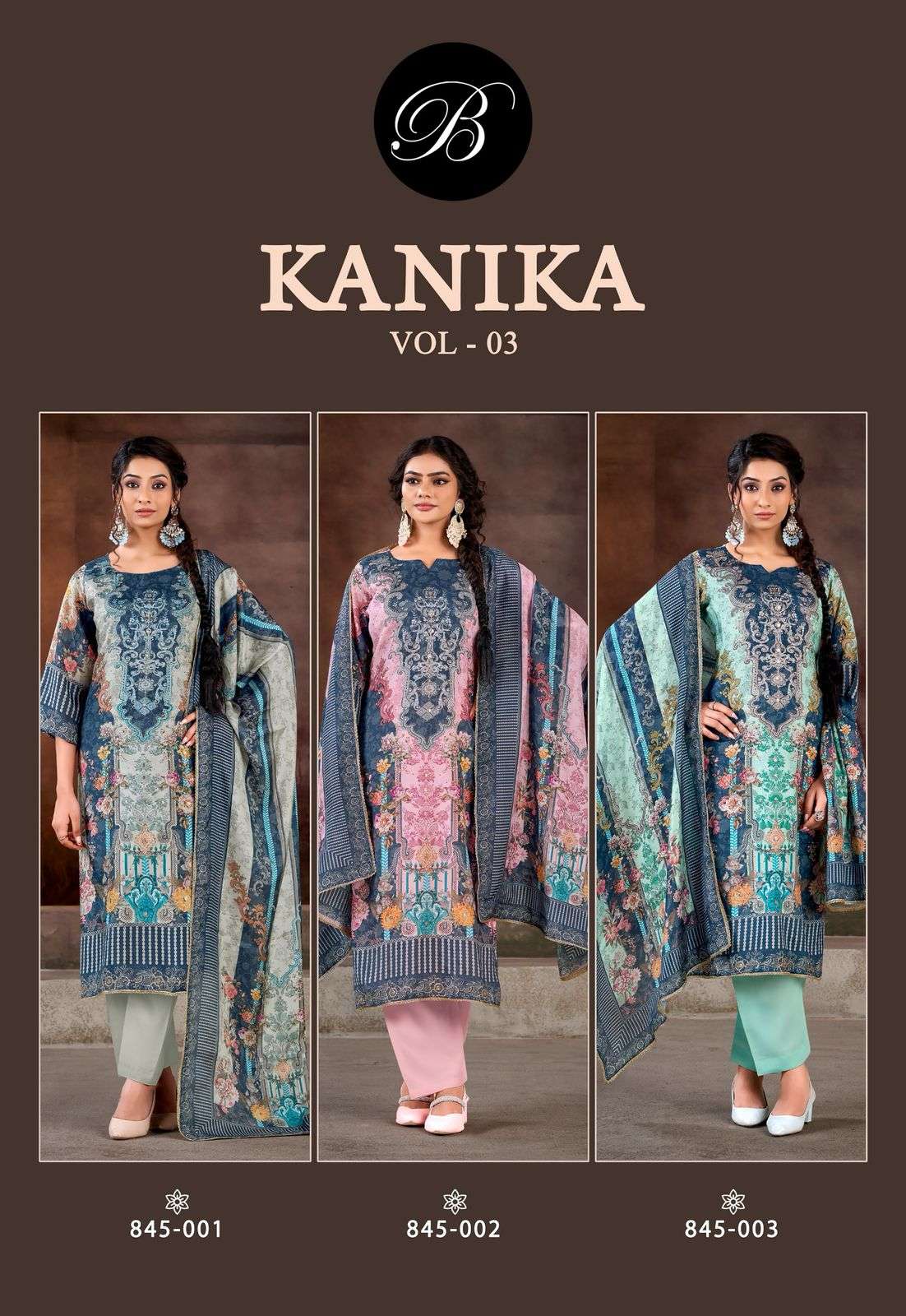 Belliza Kanika Vol 3 Digital Printed Suit view 6