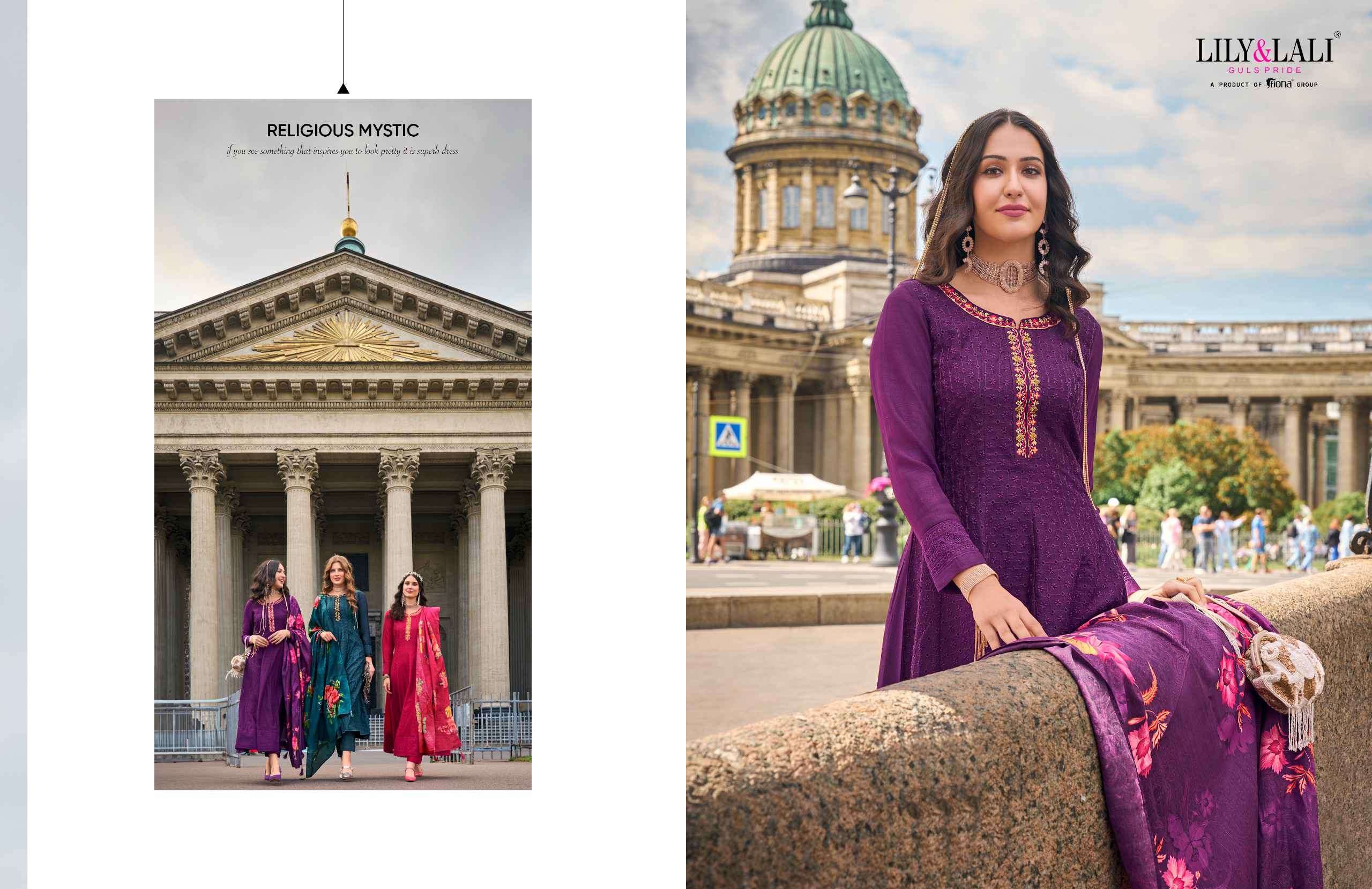 Lily And Lali Alamzeb Anarkali Pattern Premium Design Readymade Suit view 11