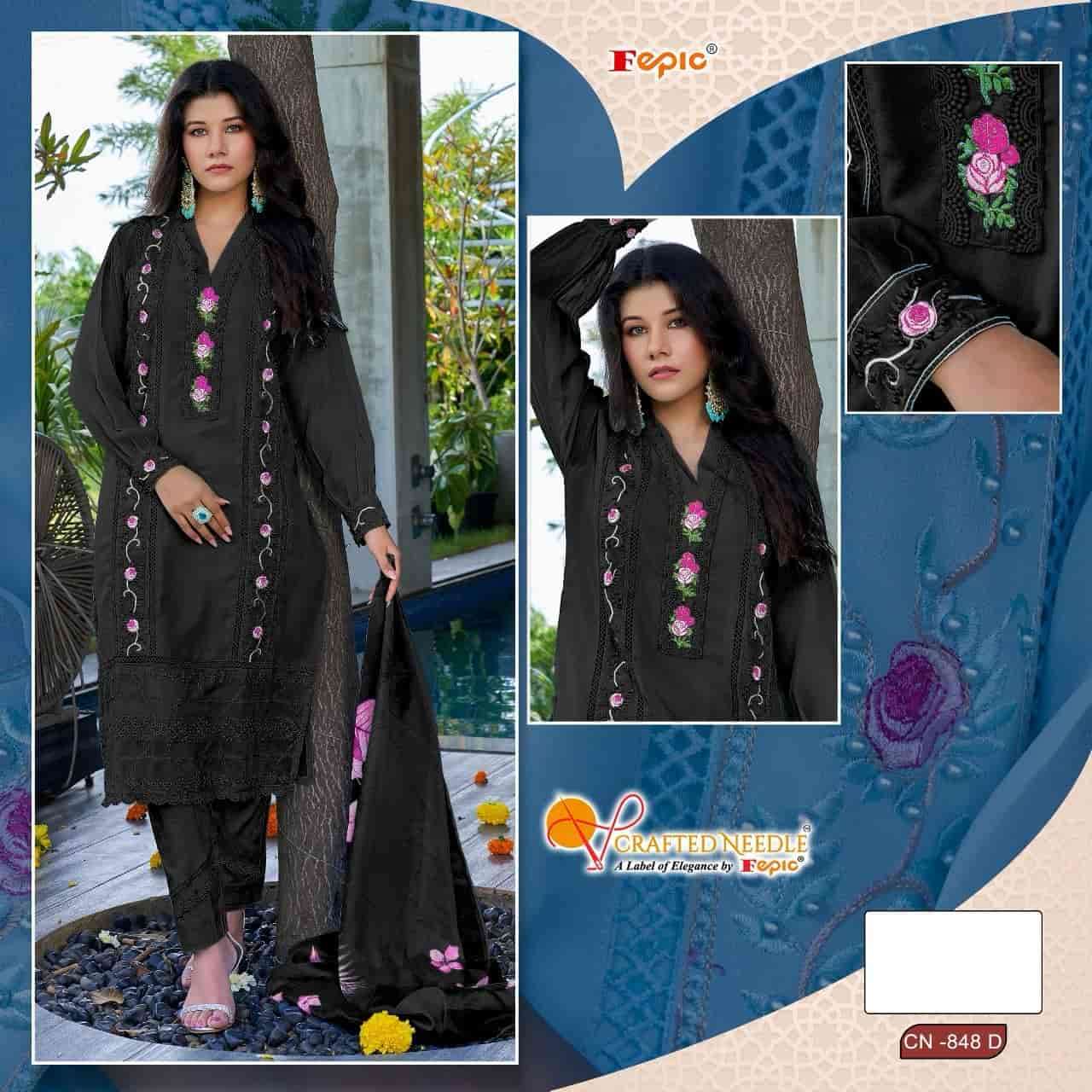 Crafted Needle CN 848 By Fepic Festive Wear Style Designer Readymade Collection view 5