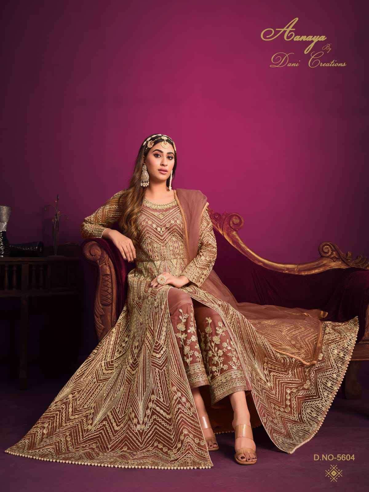 Aanaya Vol 156 Stylish Front Cut Partywear Designer Dress view 5