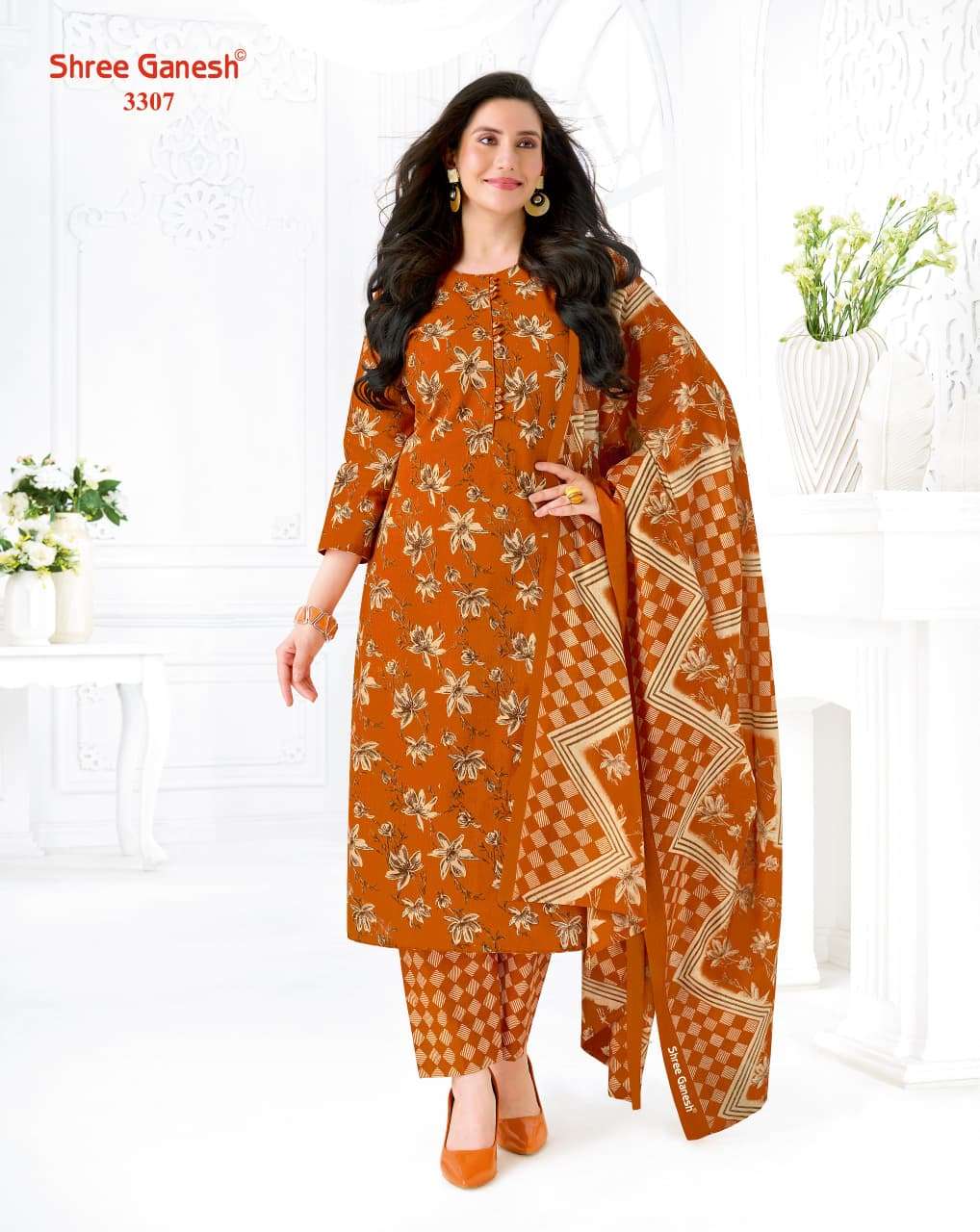Shree Ganesh Samaiyra Vol 23 Printed Pure Cotton Suit Catalog view 14