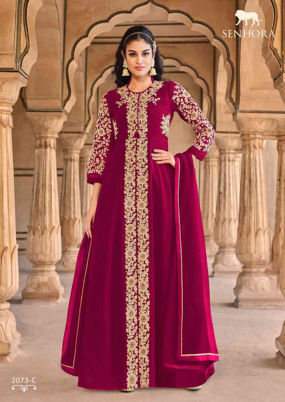 Senhora Aadhya 2073 Colors Partywear Latest Designer Dress view 4