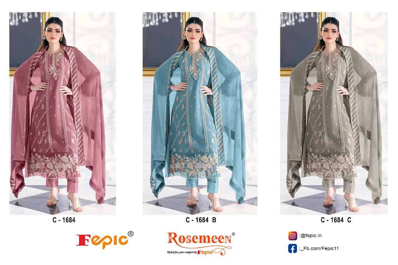 Fepic Rosemeen Embroidered Pakistani Salwar Suit view 4