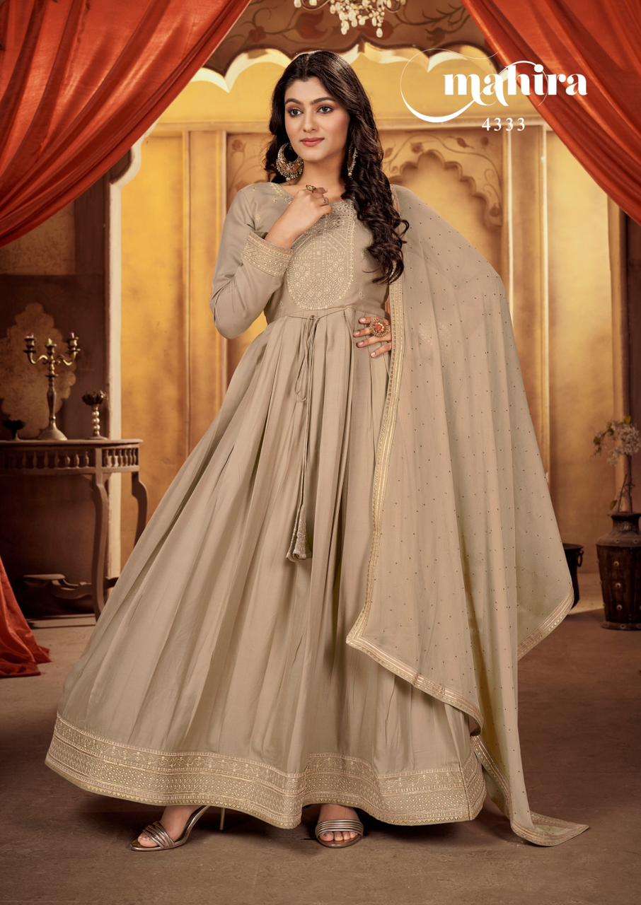 Rangoon Mahira Fancy Anarkali Style Readymade Dress view 4