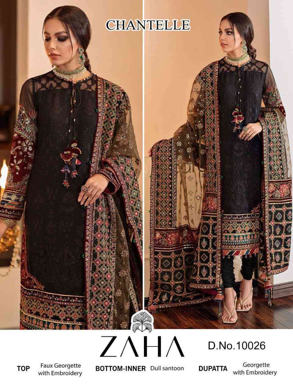 Zaha 10026 Pakistani Straight Suit