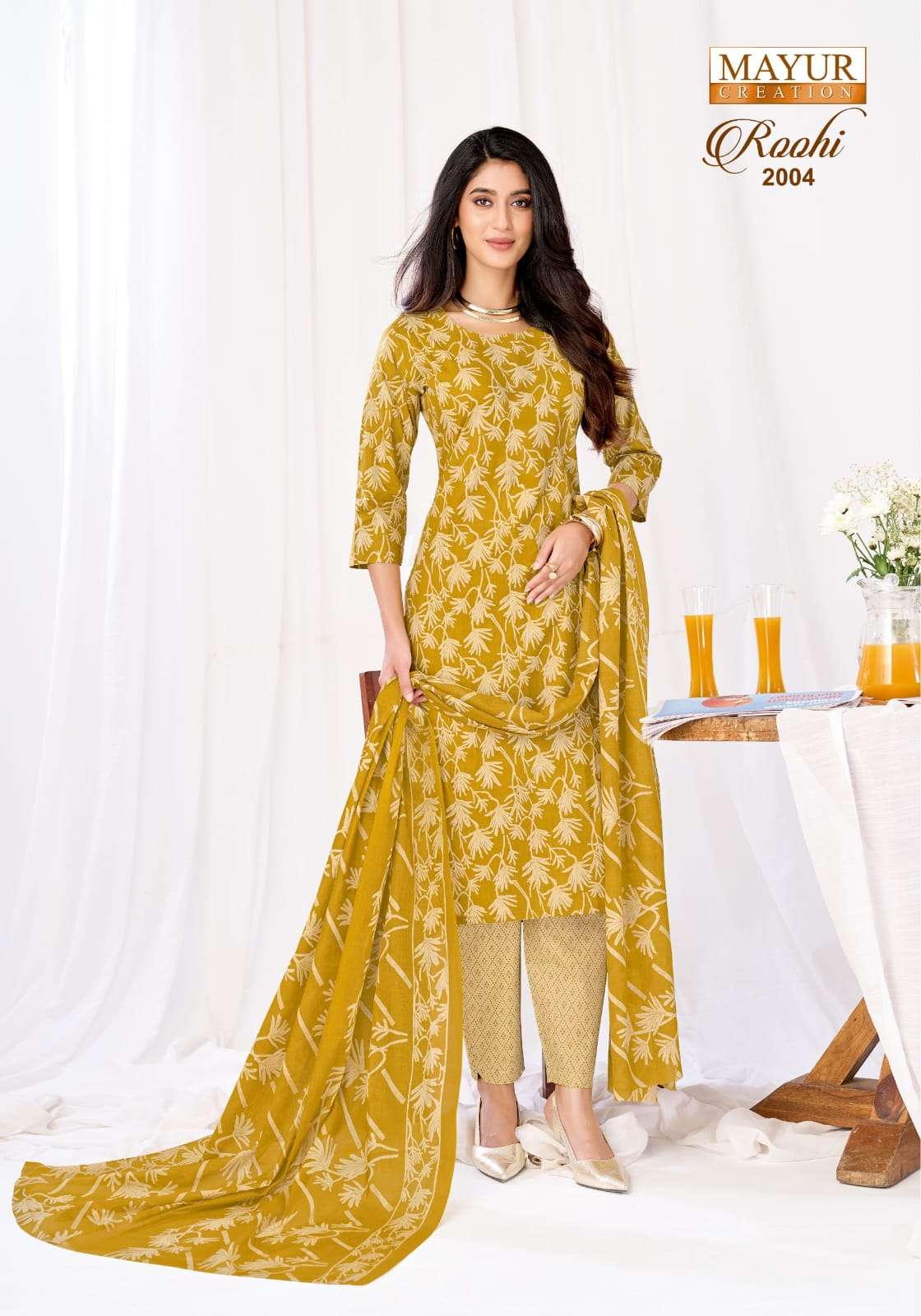 Mayur Roohi Vol 2 Pure Cotton Dress Material view 9