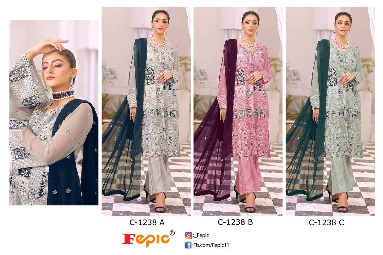 Fepic Rosemeen Pakistani Partywear Suit view 7