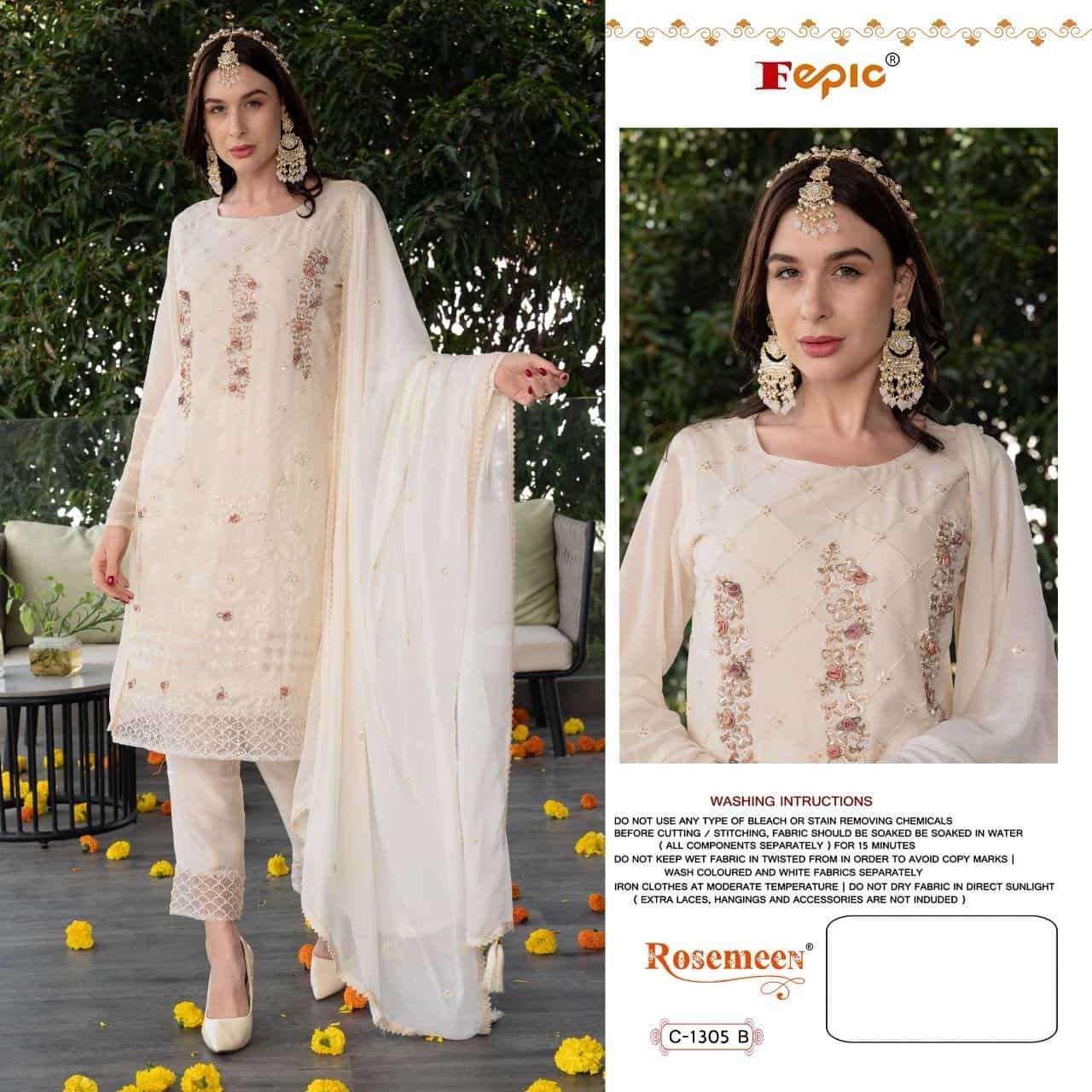 Fepic C 1305 Colors Georgette Pakistani Salwar Kameez view 10