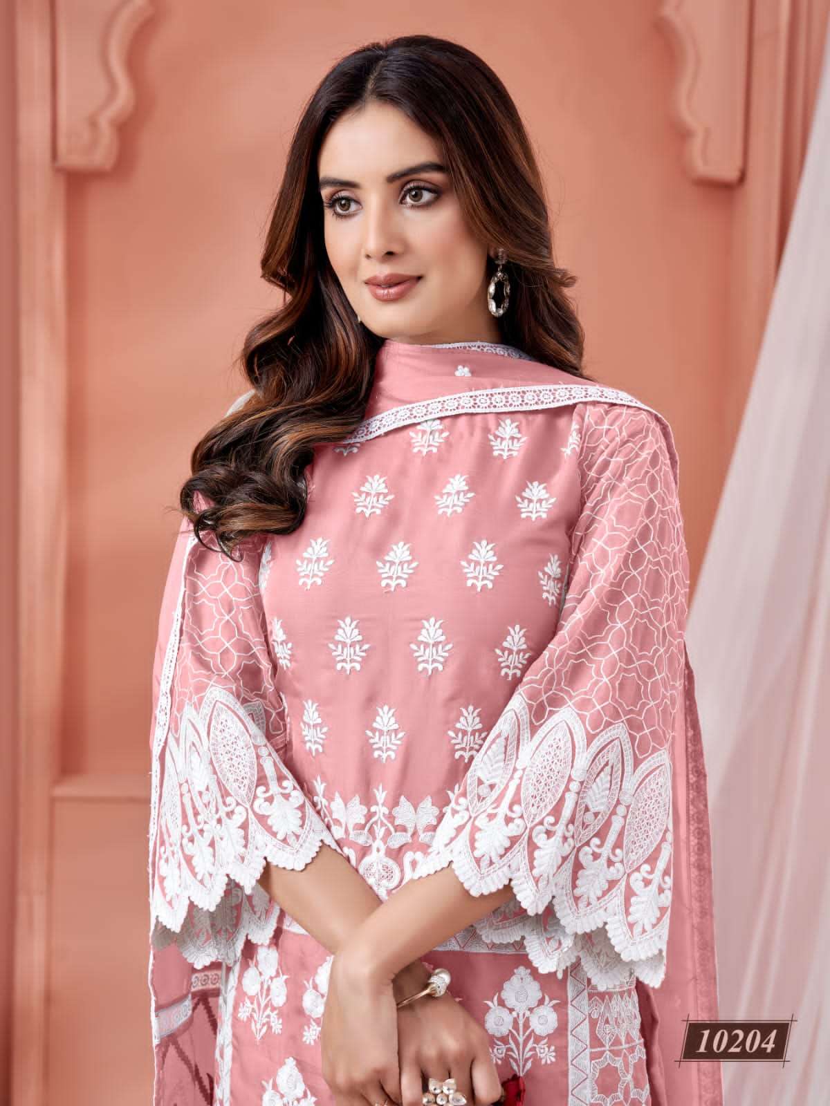 Anjubaa Lucknowi Organza Salwar Suit view 2