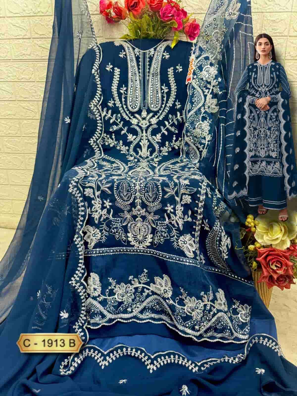 Fepic C 1913 B Festive Wear Style Designer Pakistani salwar Suit Ensemble view 2