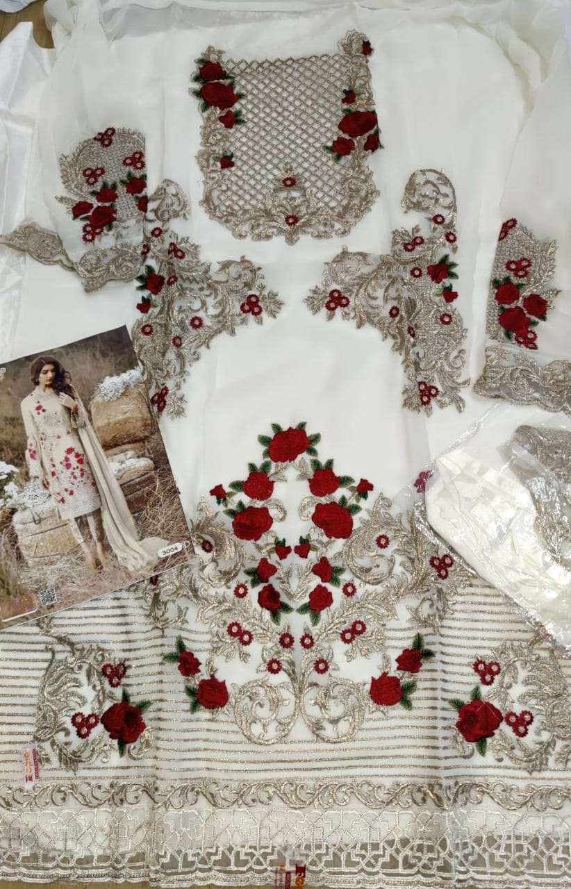 Fepic 3004 D Party Wear Embroidered Pakistani Suit Catalog Exporter view 2