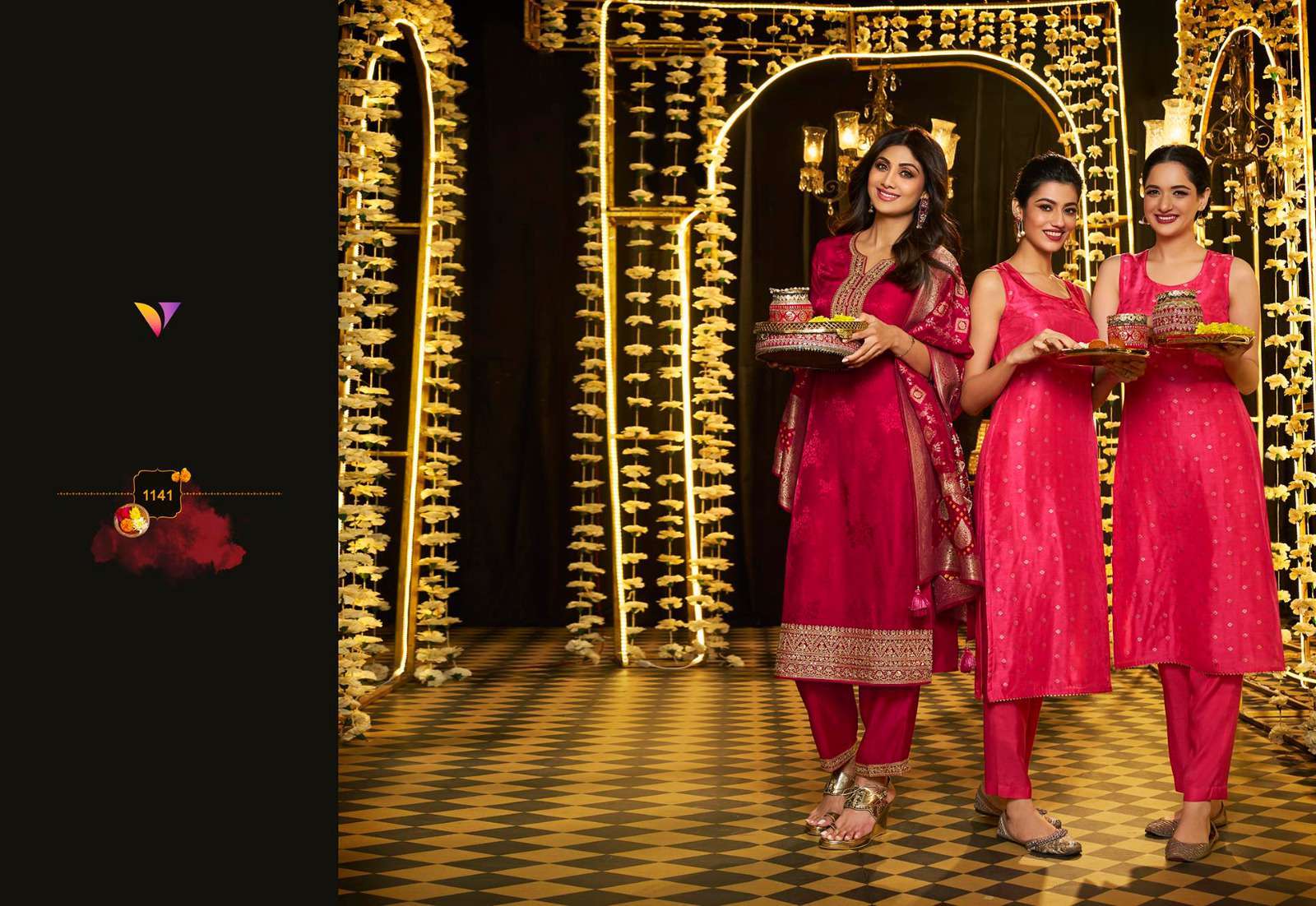 Viradi Vatsam Festive Colletion By Shilpa Readymade Designs Traditional Dress view 3