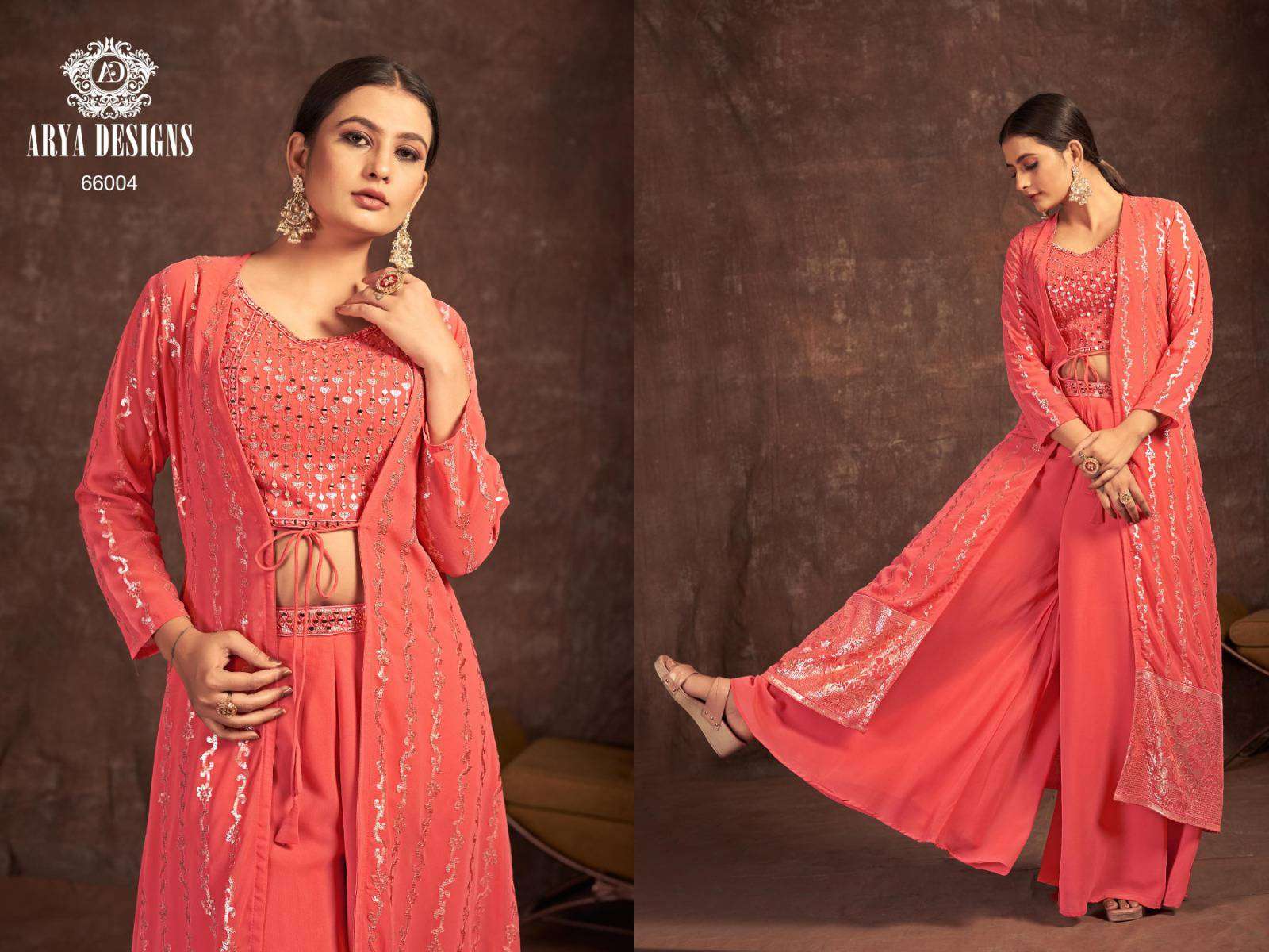 Arya Designs Blush Vol 4 Latest Designer 3 Piece Partywear Collection view 6