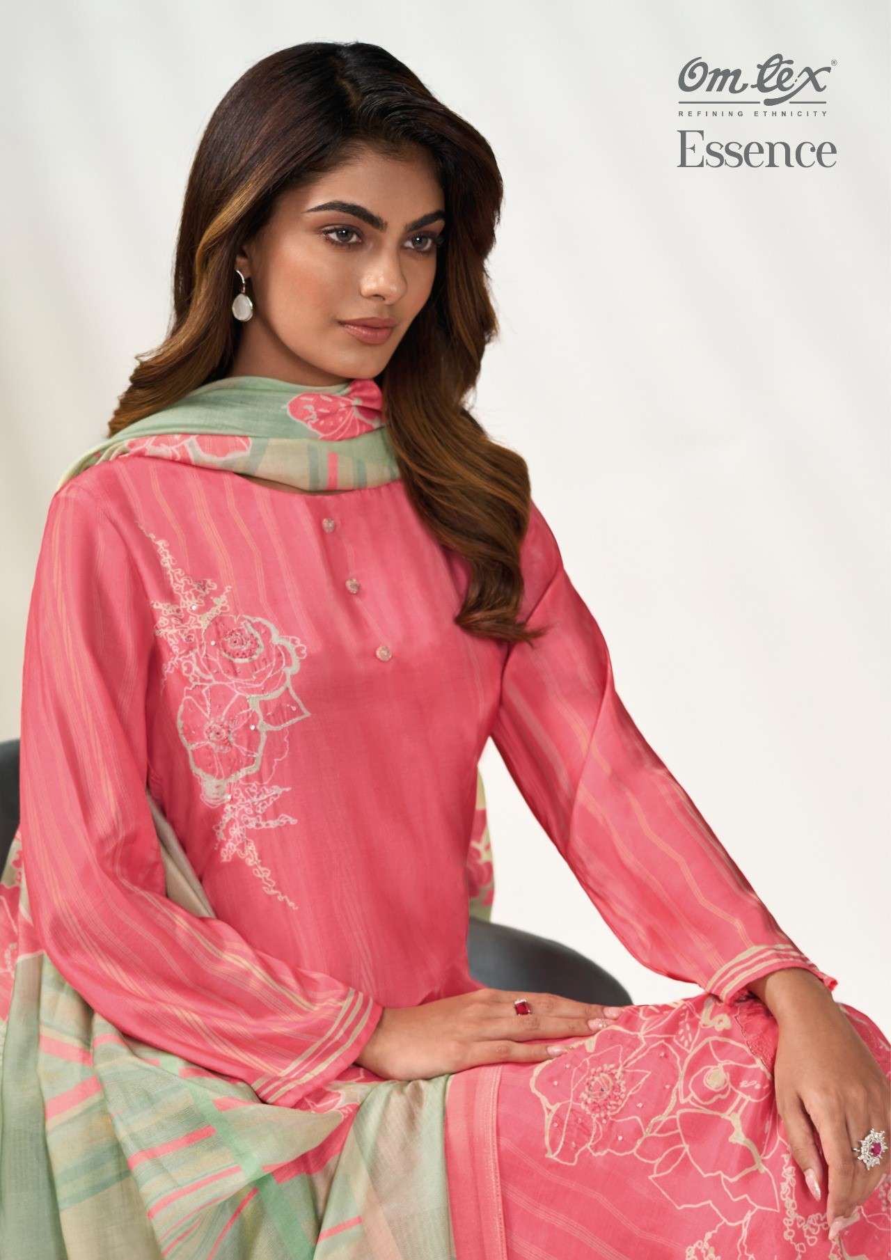 Omtex Essence Elegant Silk Suit in