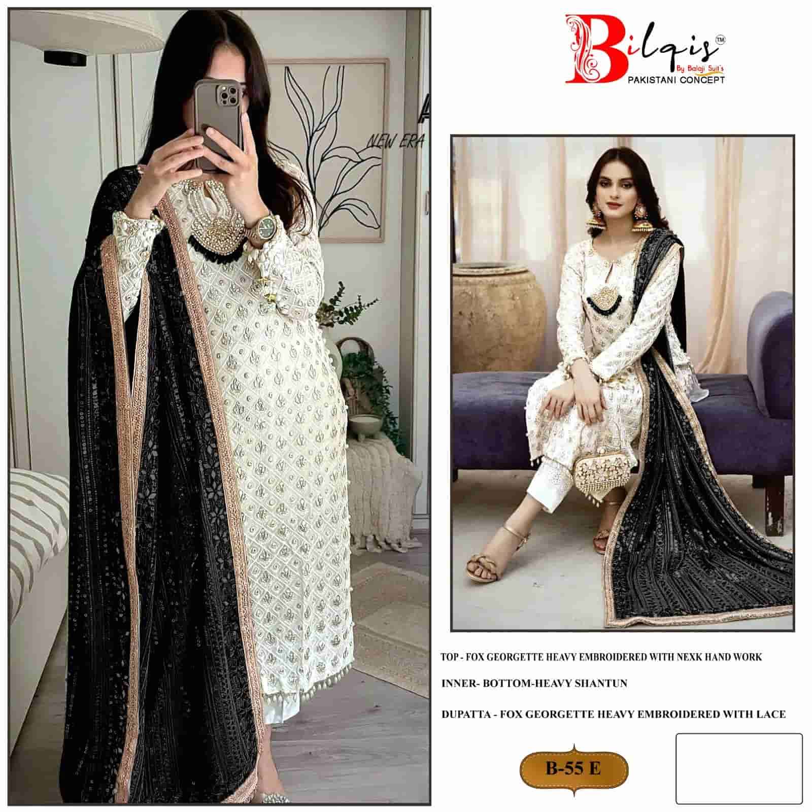 Bilqis Embroidered Fox Georgette Salwar Suit view 3