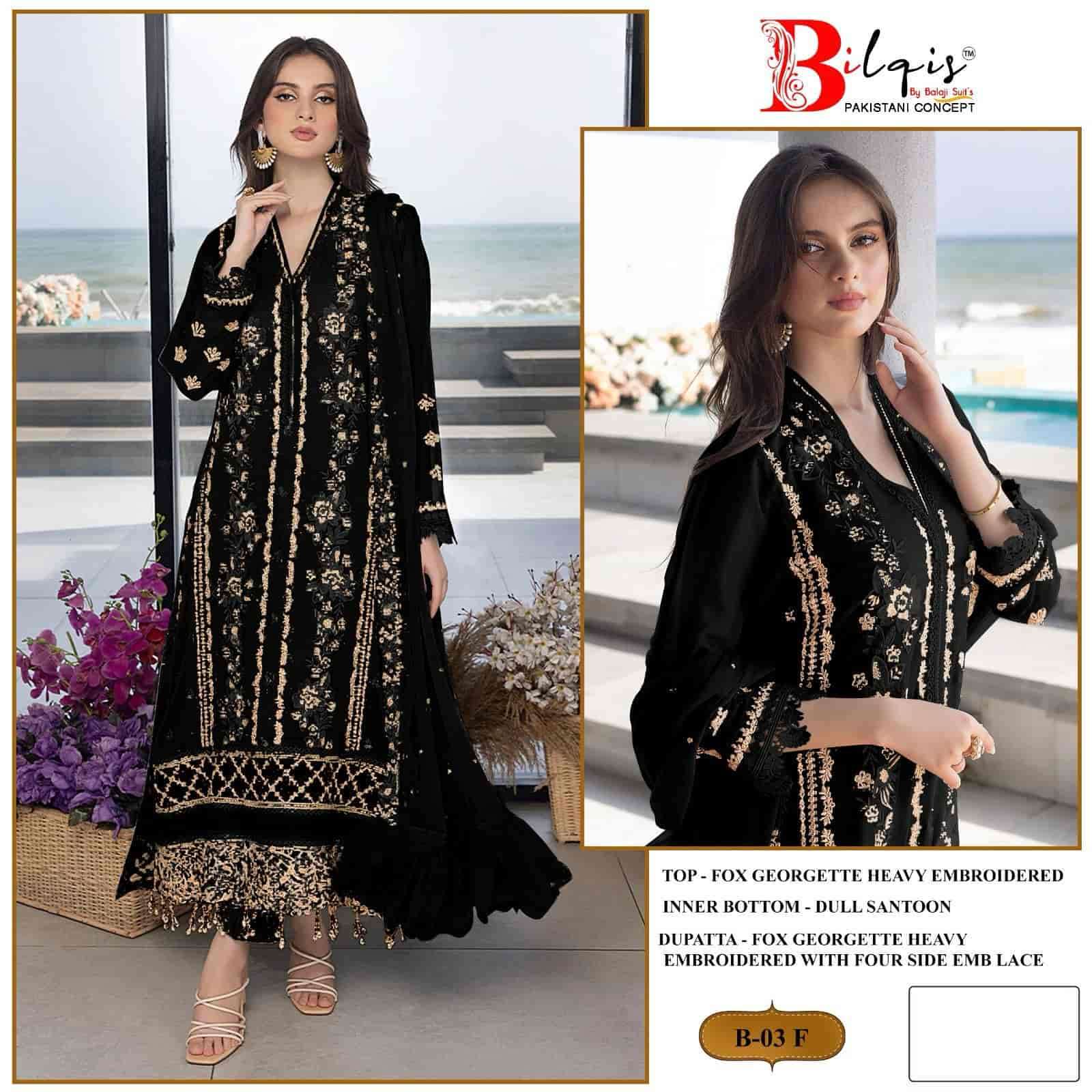 Bilqis B 03 Colors Heavy Exclusive Designer Embroidered Festive Collection view 2