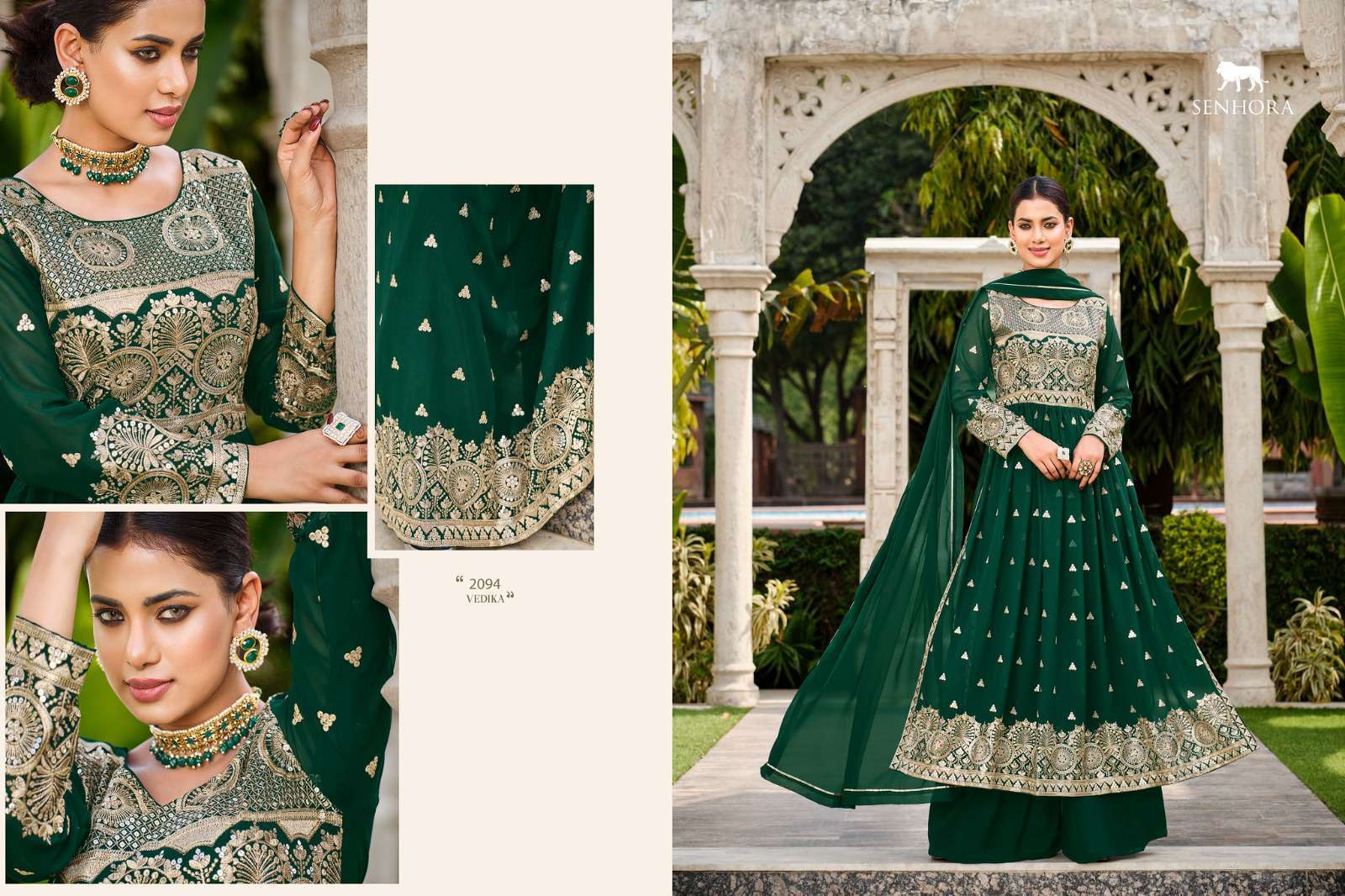 Senhora Vedika Readymade Festive Collection Designer Nyara Style Suit view 5