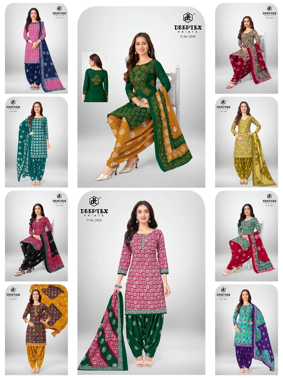Deeptex Batik Plus Vol 35 Pure Cotton Batik Print Salwar Suit Catalog