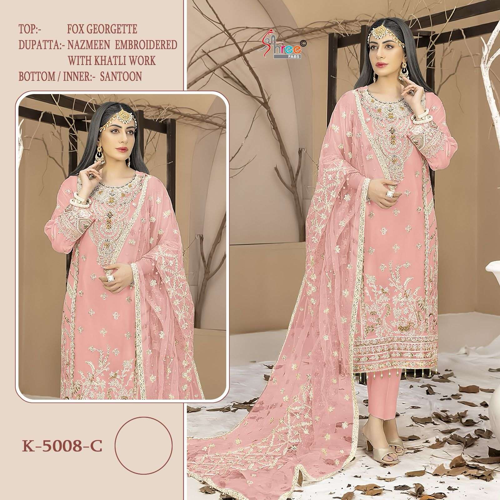 Shree Fabs K 5008 Colors Designer Georgette Pakistani Dress view 8