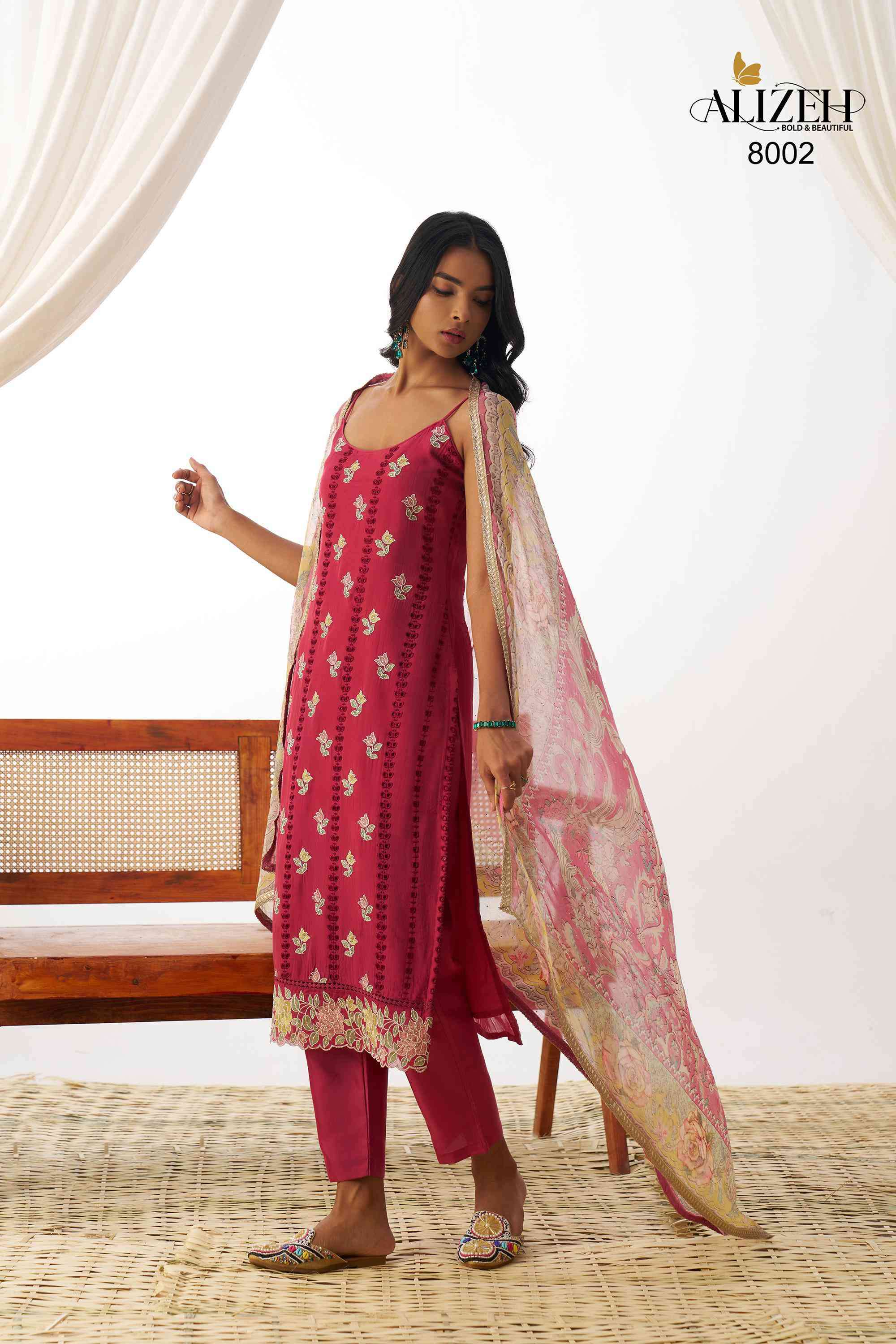 Alizeh Swara 8001 to 8004 Readymade Suit Collection Price Exporter view 13