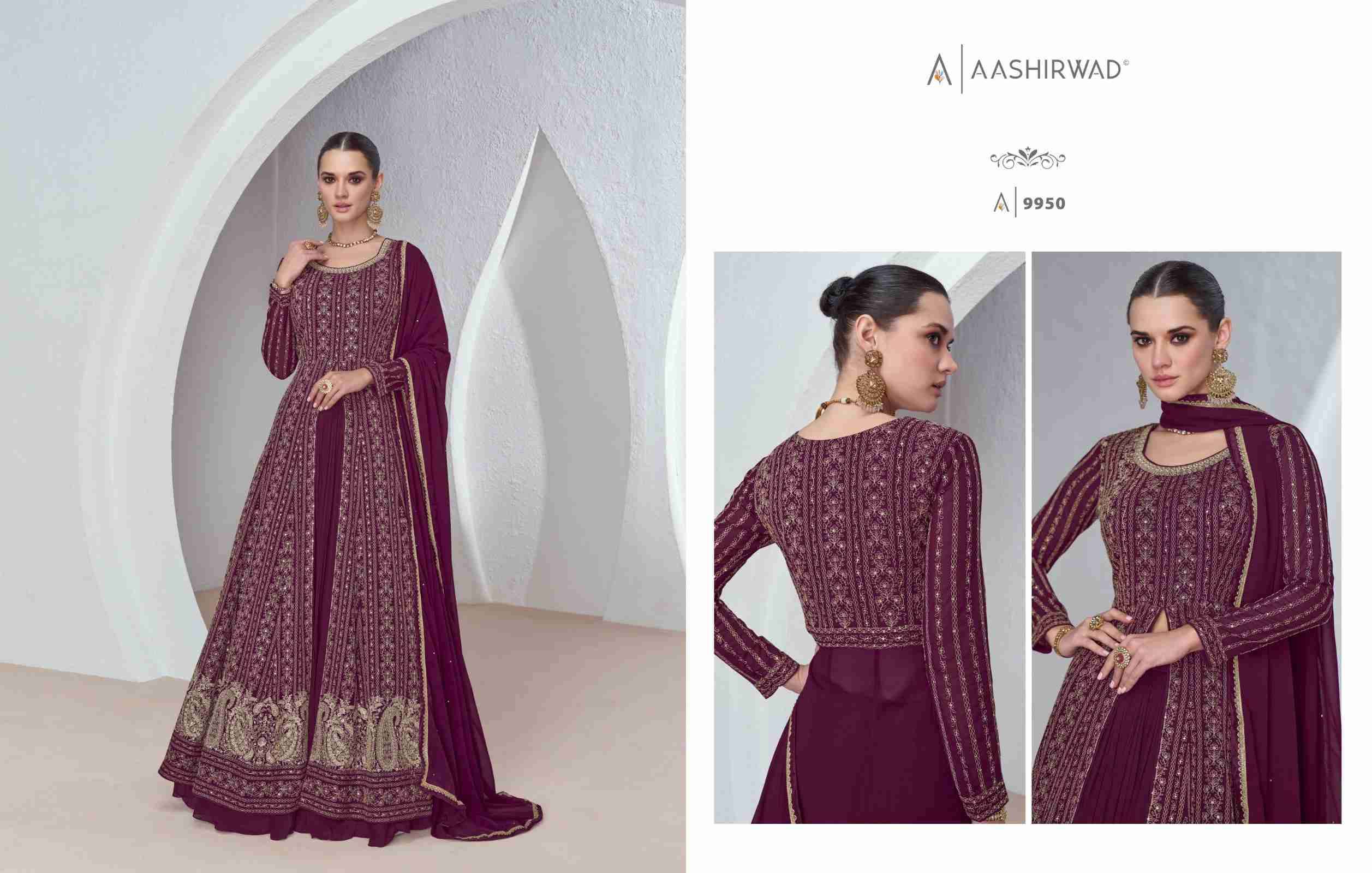 Aashirwad Sabina Designer Gown view 2