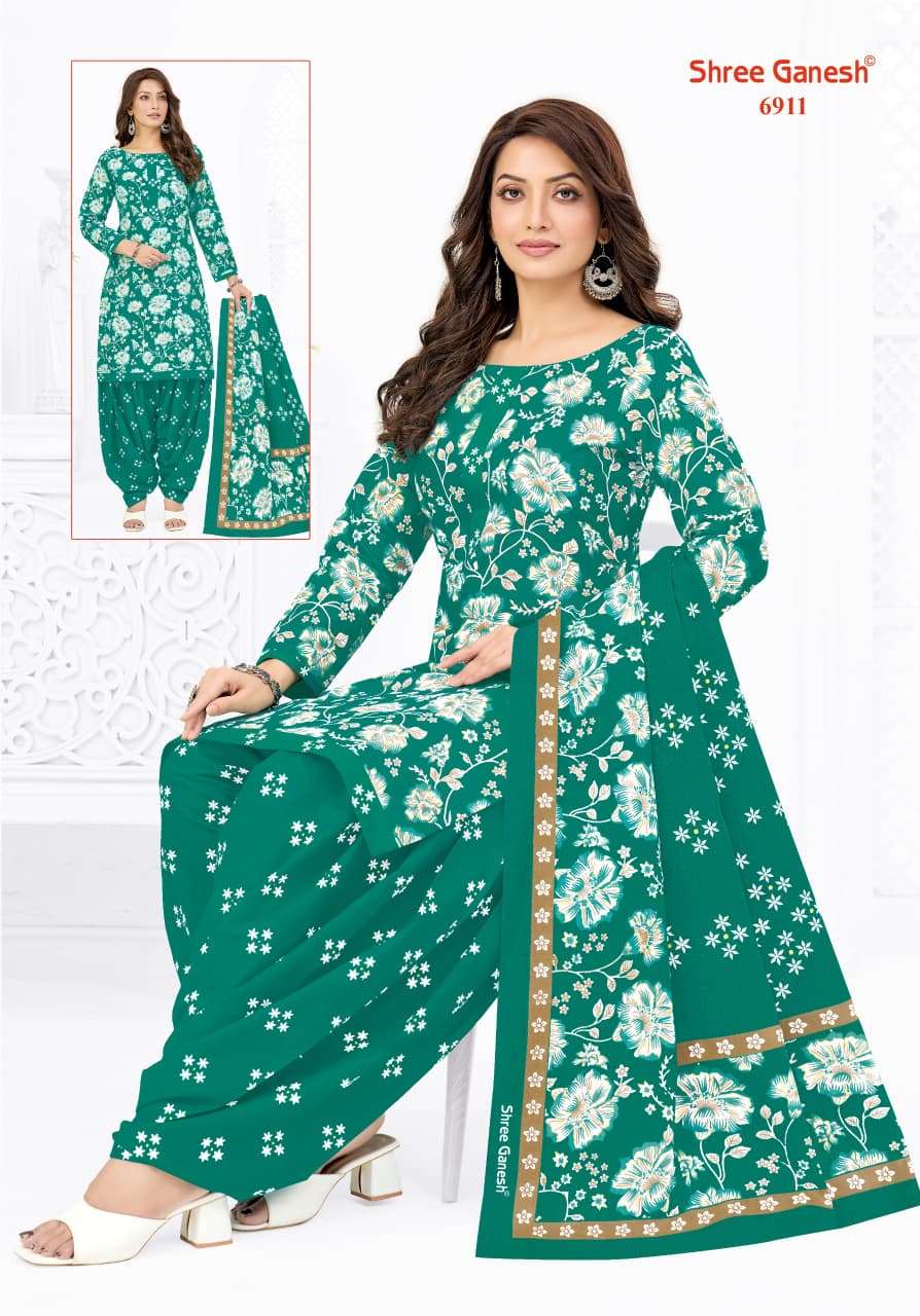 Shree Ganesh Panchi Vol 19 Pure Cotton Unstitch Suit view 16