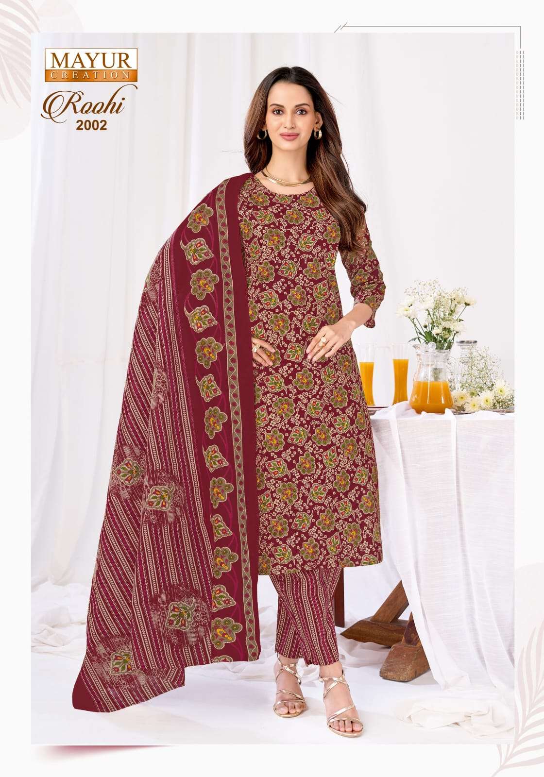 Mayur Roohi Vol 2 Pure Cotton Dress Material view 6