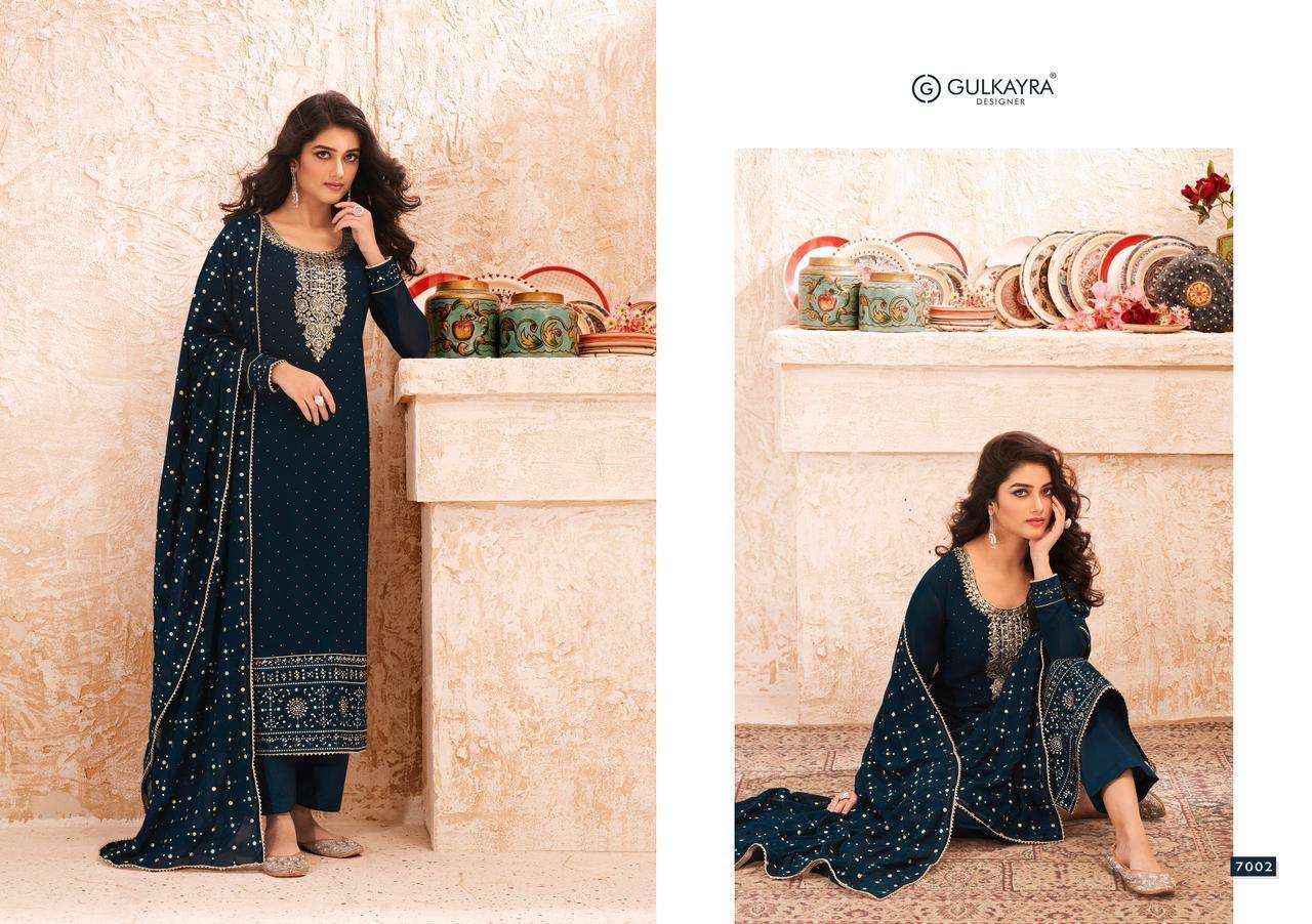 Gulkayra Nazmin Straight Suit party Wear Collection at Best Rate view 8