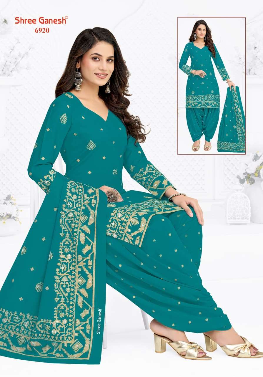 Shree Ganesh Panchi Vol 19 Pure Cotton Unstitch Suit view 11