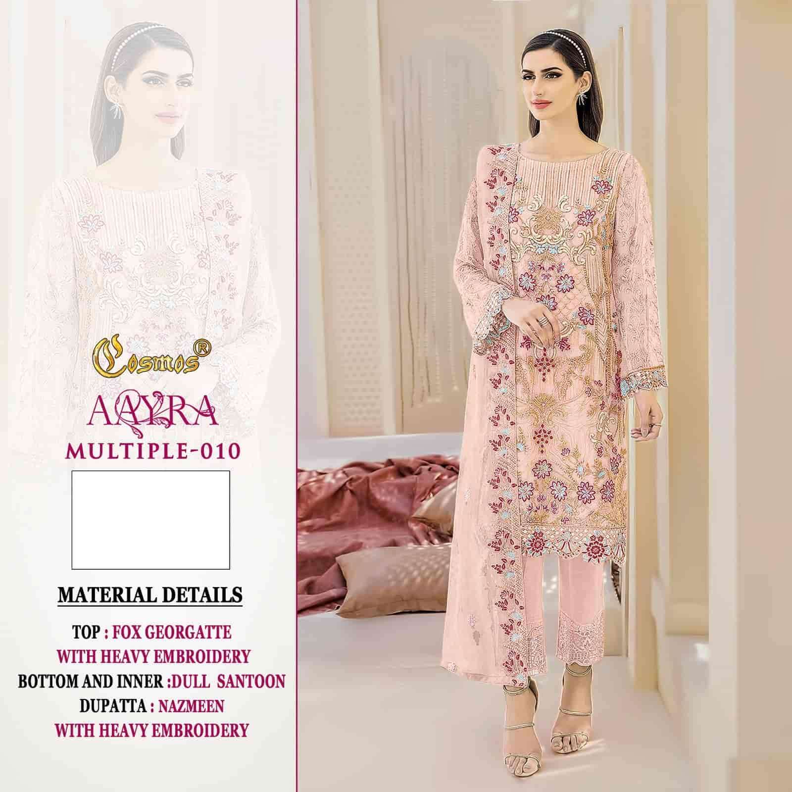 Cosmos Aayra Multiple 010 Pakistani Festive Wear style Heavy Designer Suit view 2