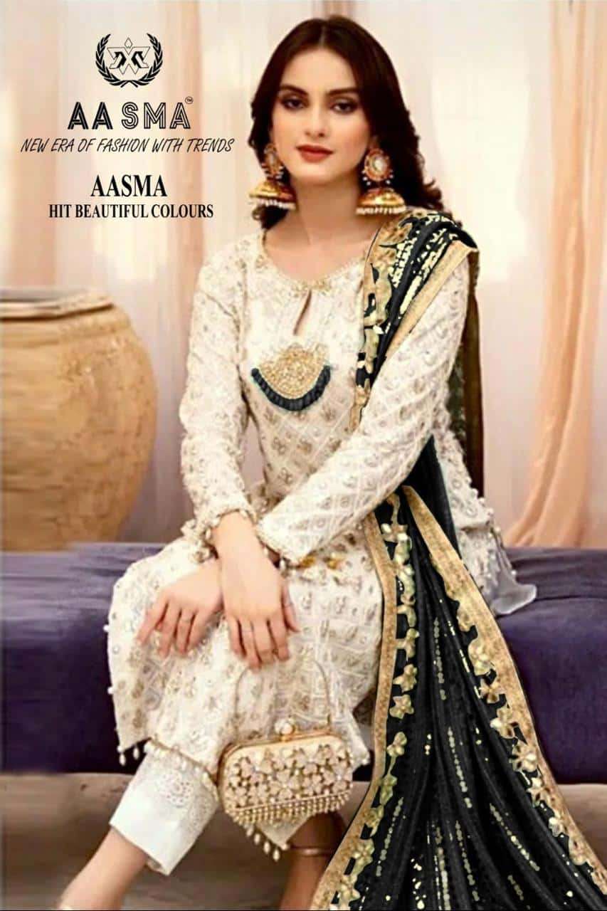 Aasma 208 Colors Exclusive Latest New Designer Pakistani Salwar Suit Wholesalers view 12