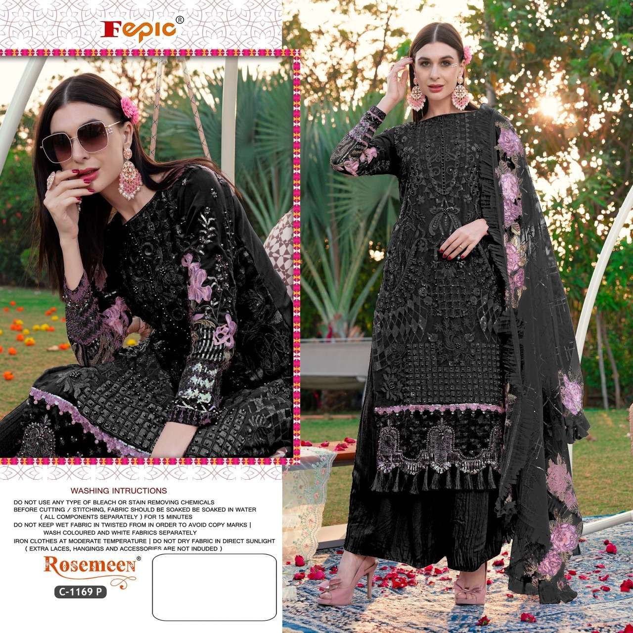 Fepic Rosemeen C 1169 Colors Pakistani Suit view 6