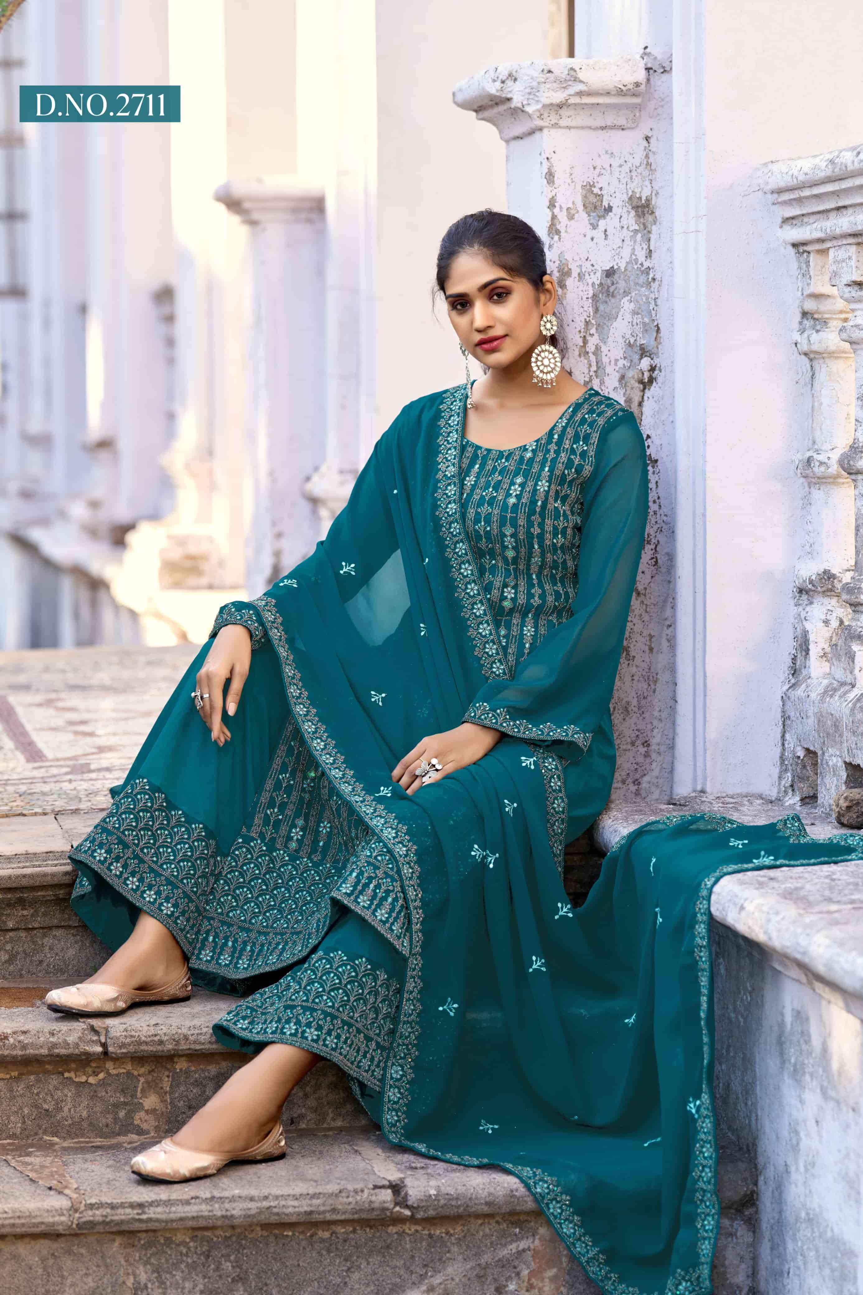 Aanaya Twisha Vol 27 Party Wear Silk Suit view 3
