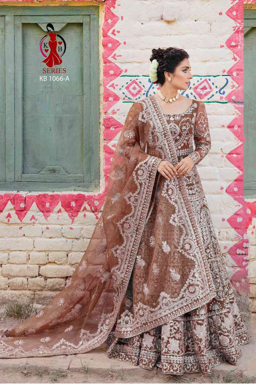 Kb Series Kb 1066 Bridal Designs Party Wear Anarkali Gown Collection view 2